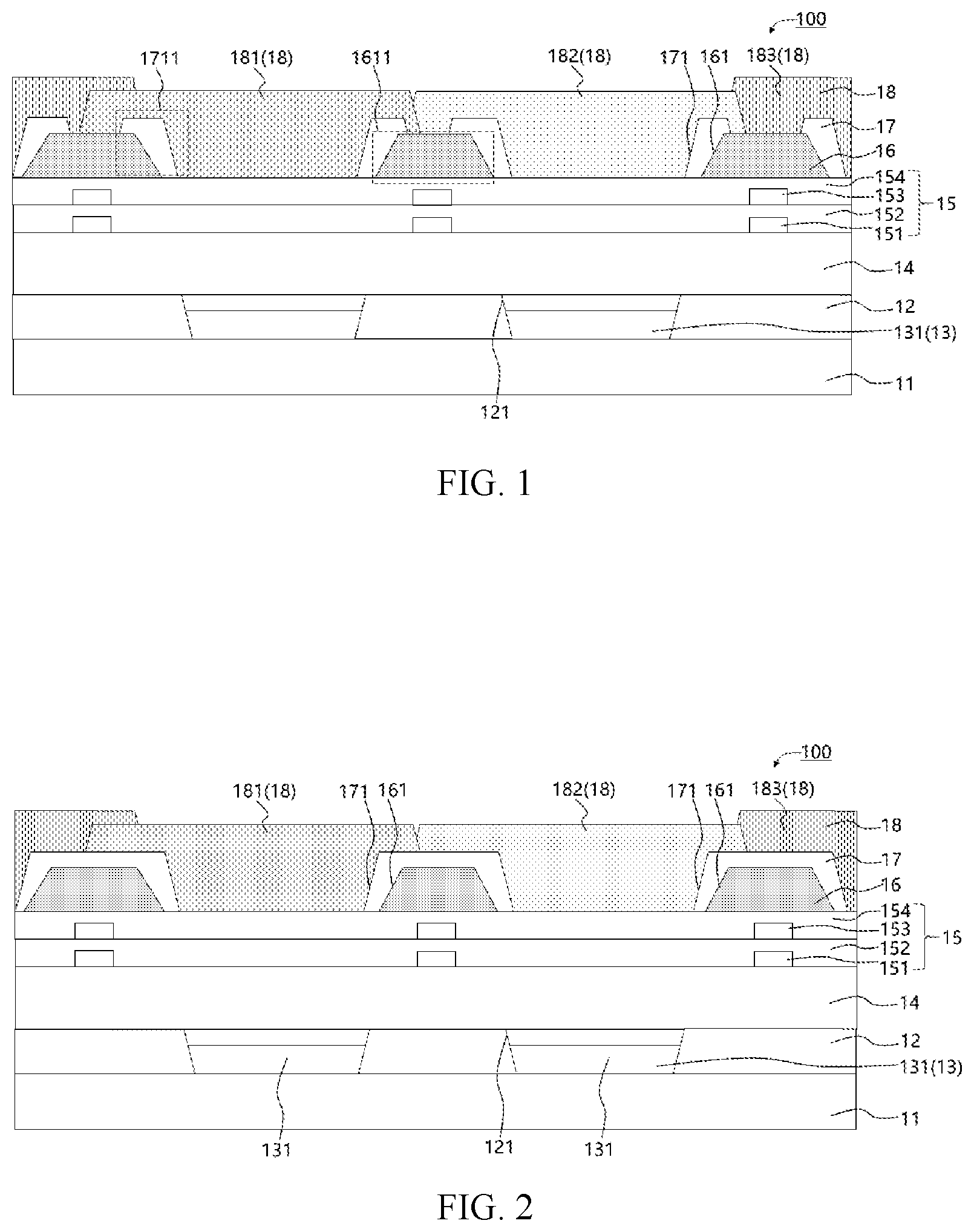 Patent US12433139 — Display panel and display terminal — Figure 1