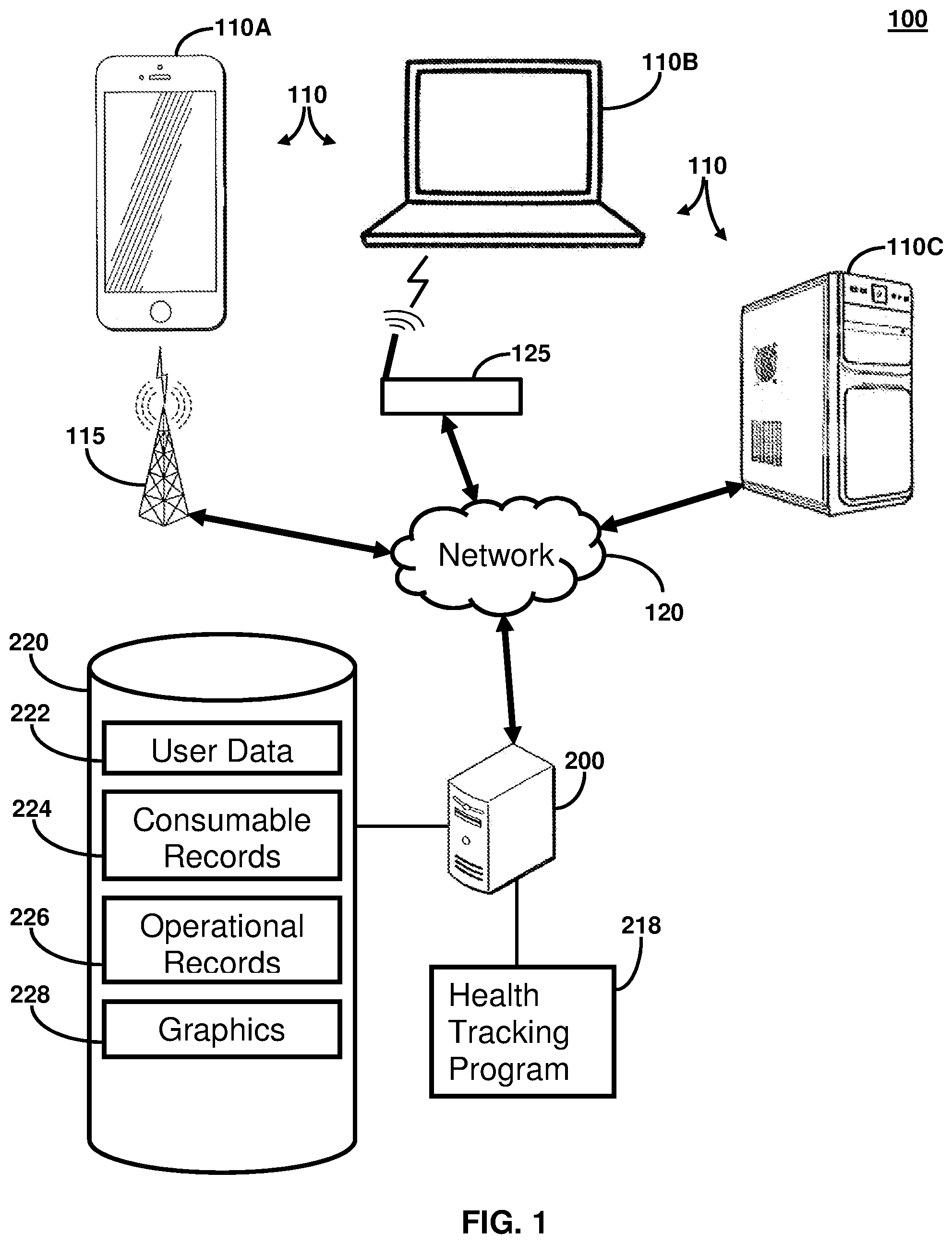 Patent US12437004 — Deep multi-modal pairwise ranking model for crowdsourced food data — Figure 1