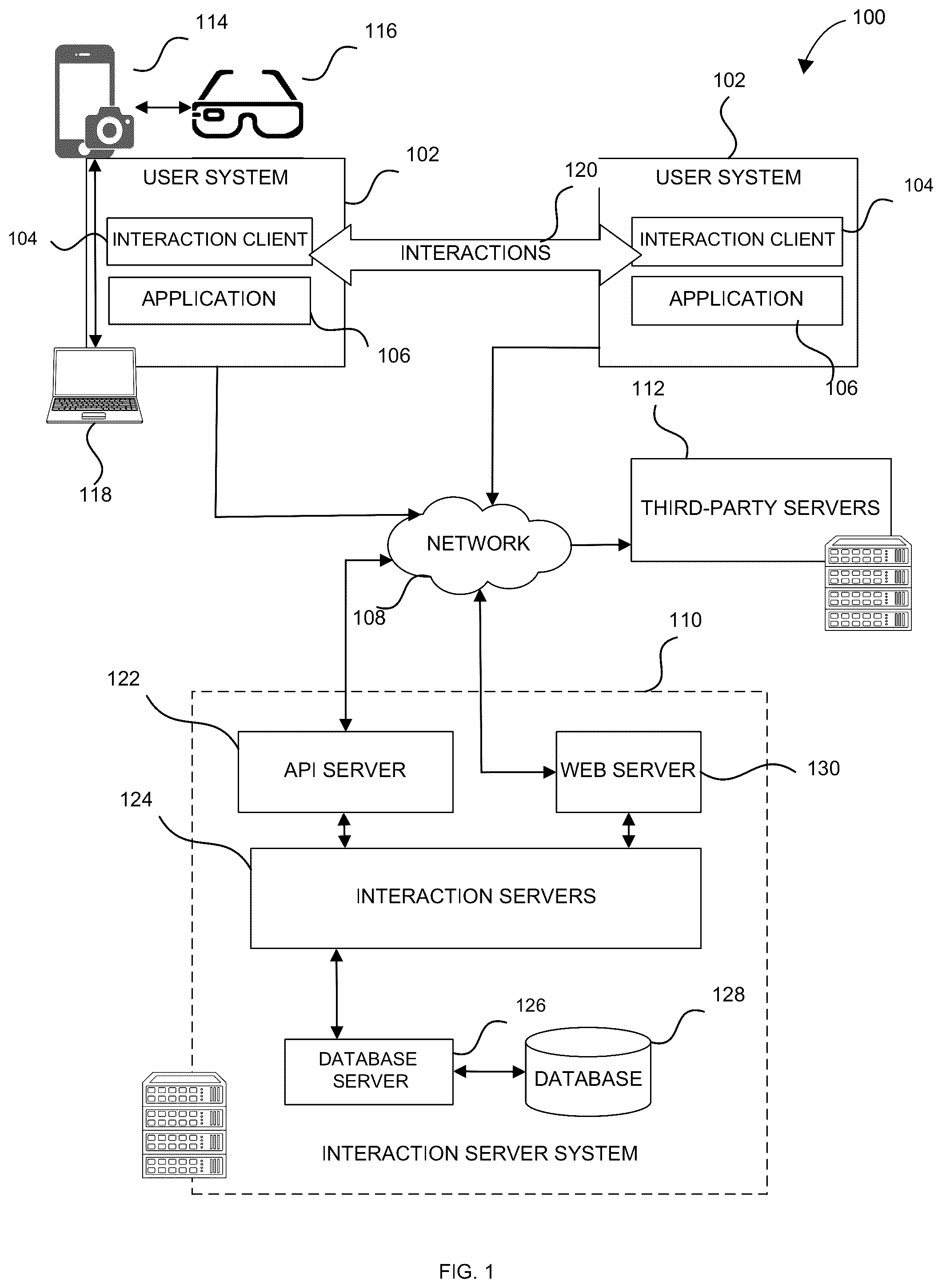 Patent US12437010 — Automatic techniques for constructing an evolving interest taxonomy from user-generated content — Figure 1