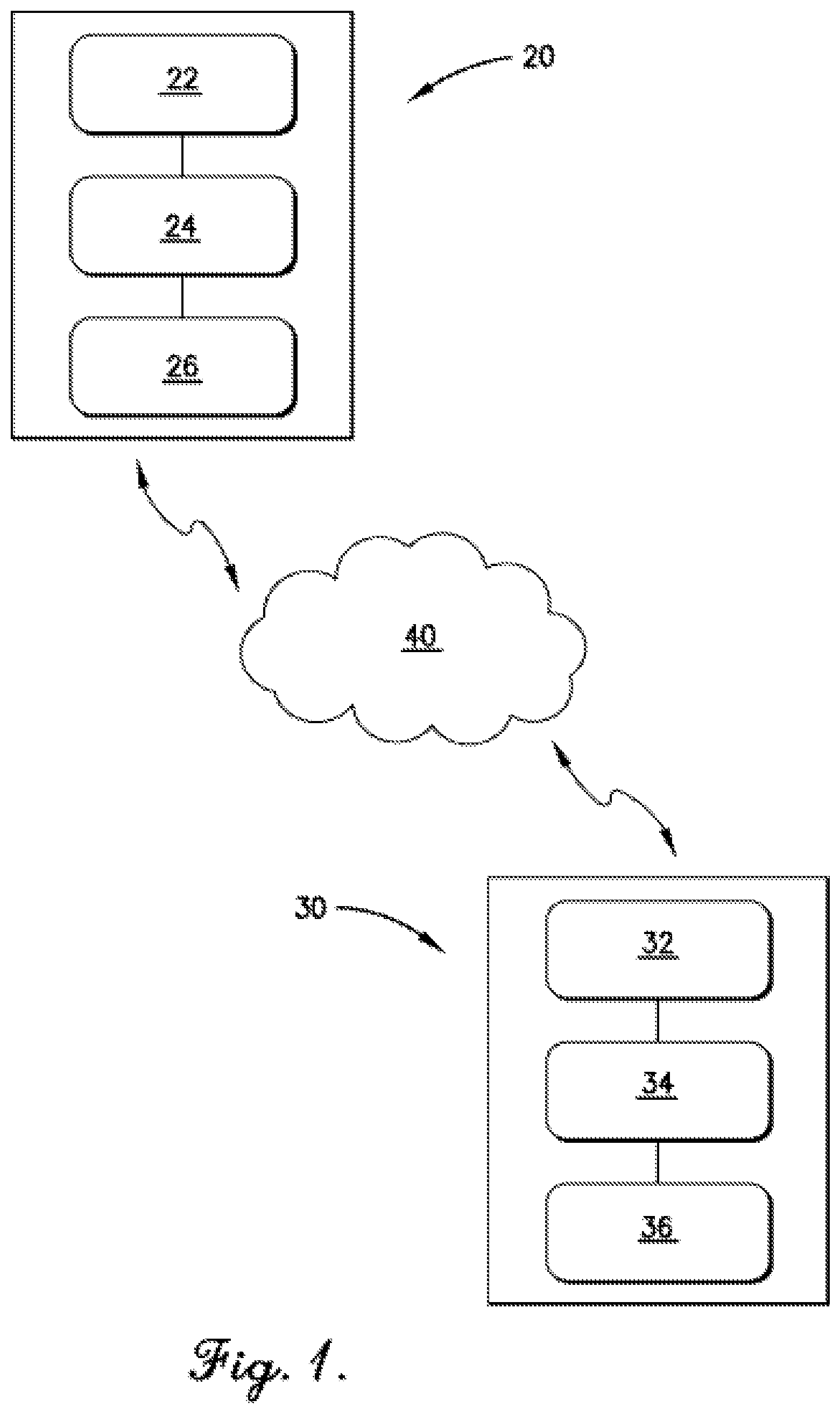 Patent US12437112 — System and method for scrubbing data to be shared between organizations — Figure 1