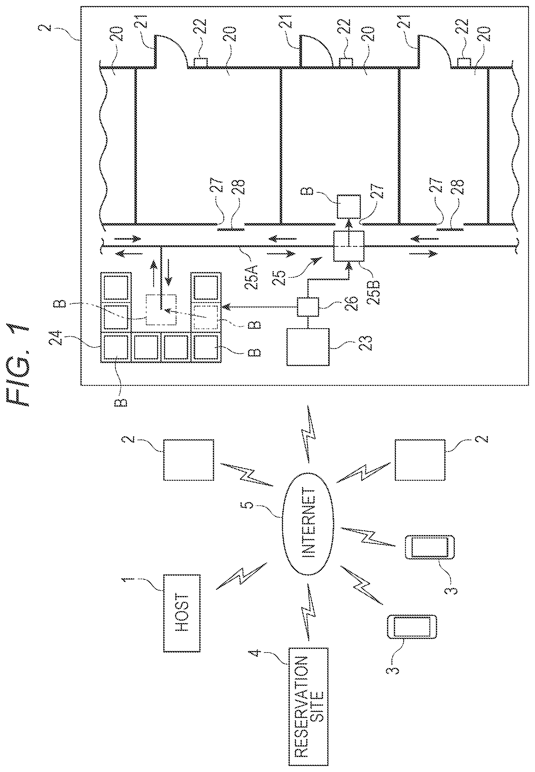 Patent US12437242 — Rental space — Figure 1