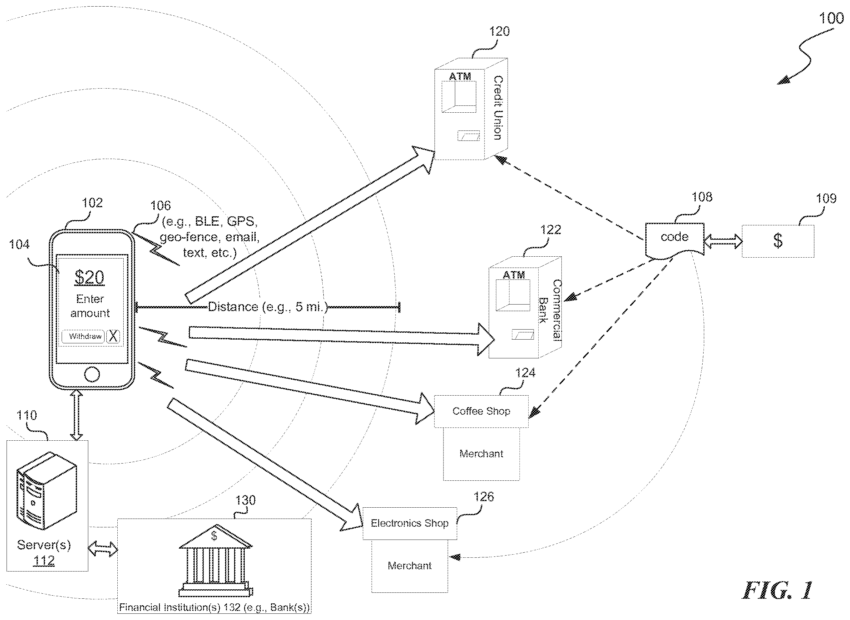 Patent US12437286 — Cash transaction machine — Figure 1