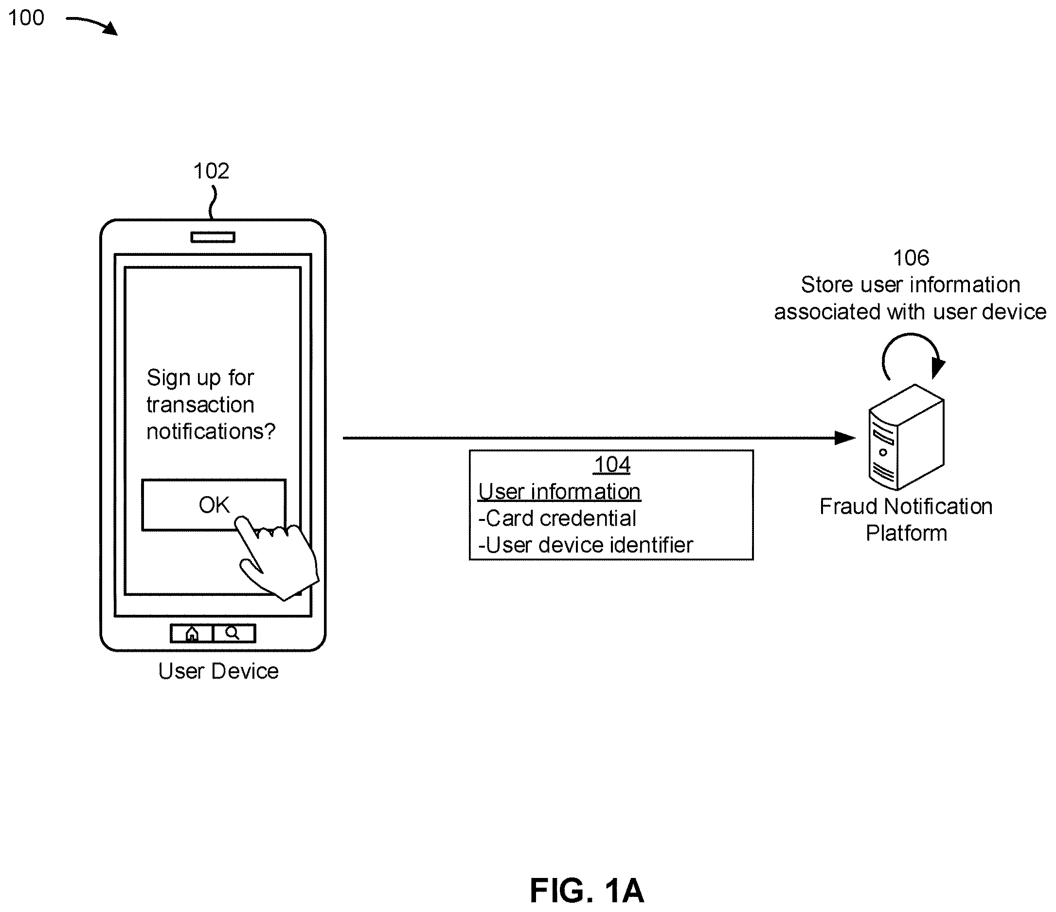Patent US12437301 — Real-time updating of a security model — Figure 1
