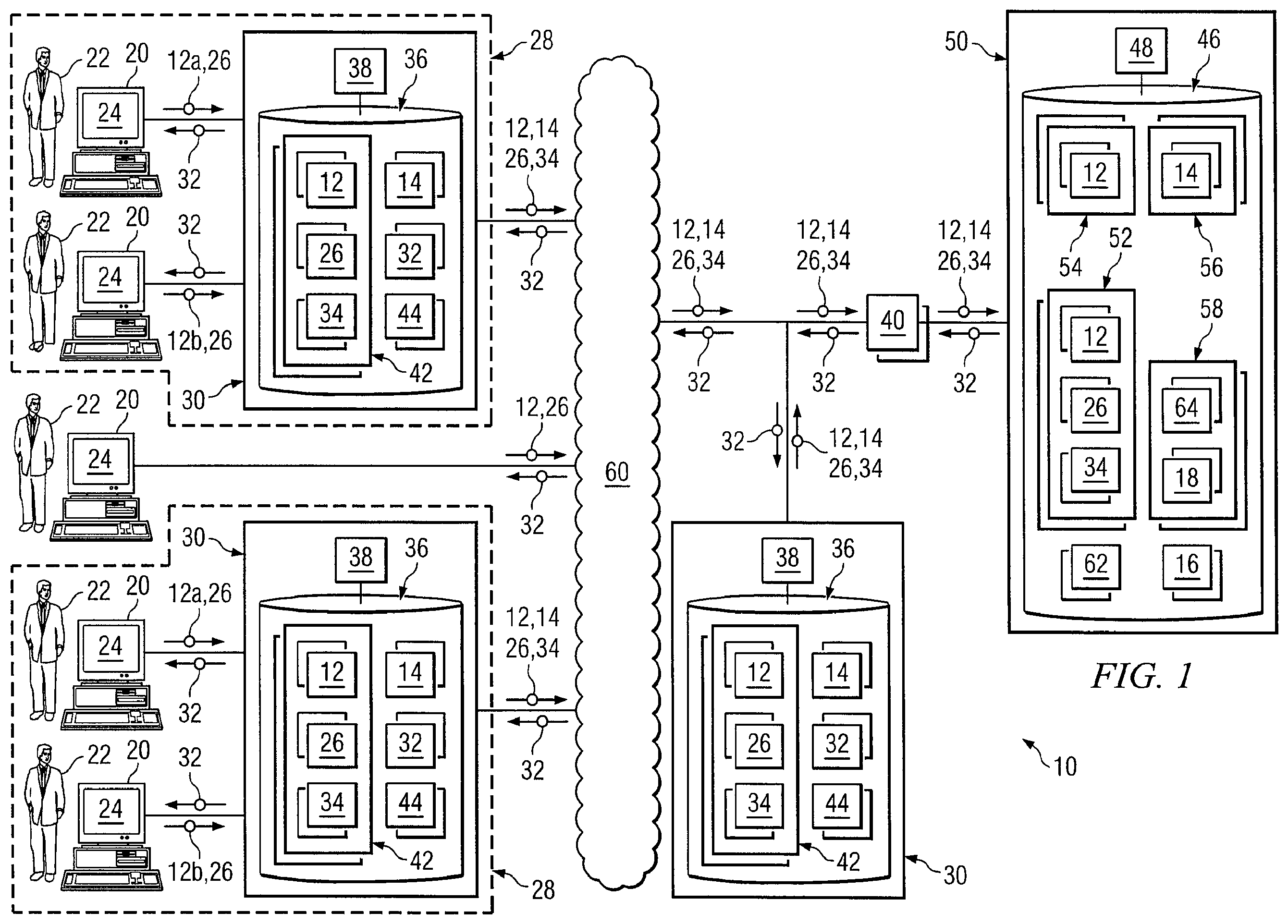 Patent US12437339 — System and method for providing latency protection for trading orders — Figure 1