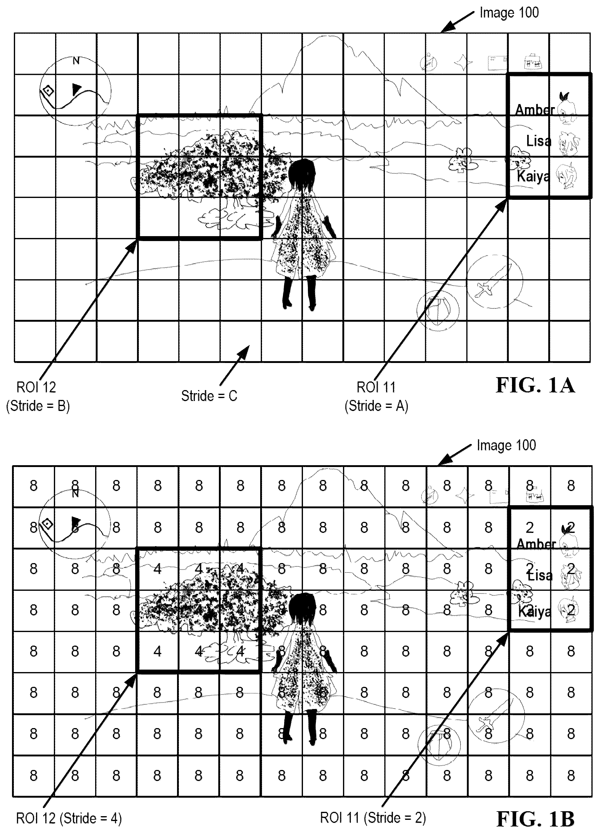 Patent US12437364 — Region-of-interest (ROI) guided sampling for AI super resolution transfer learning feature adaptation — Figure 1