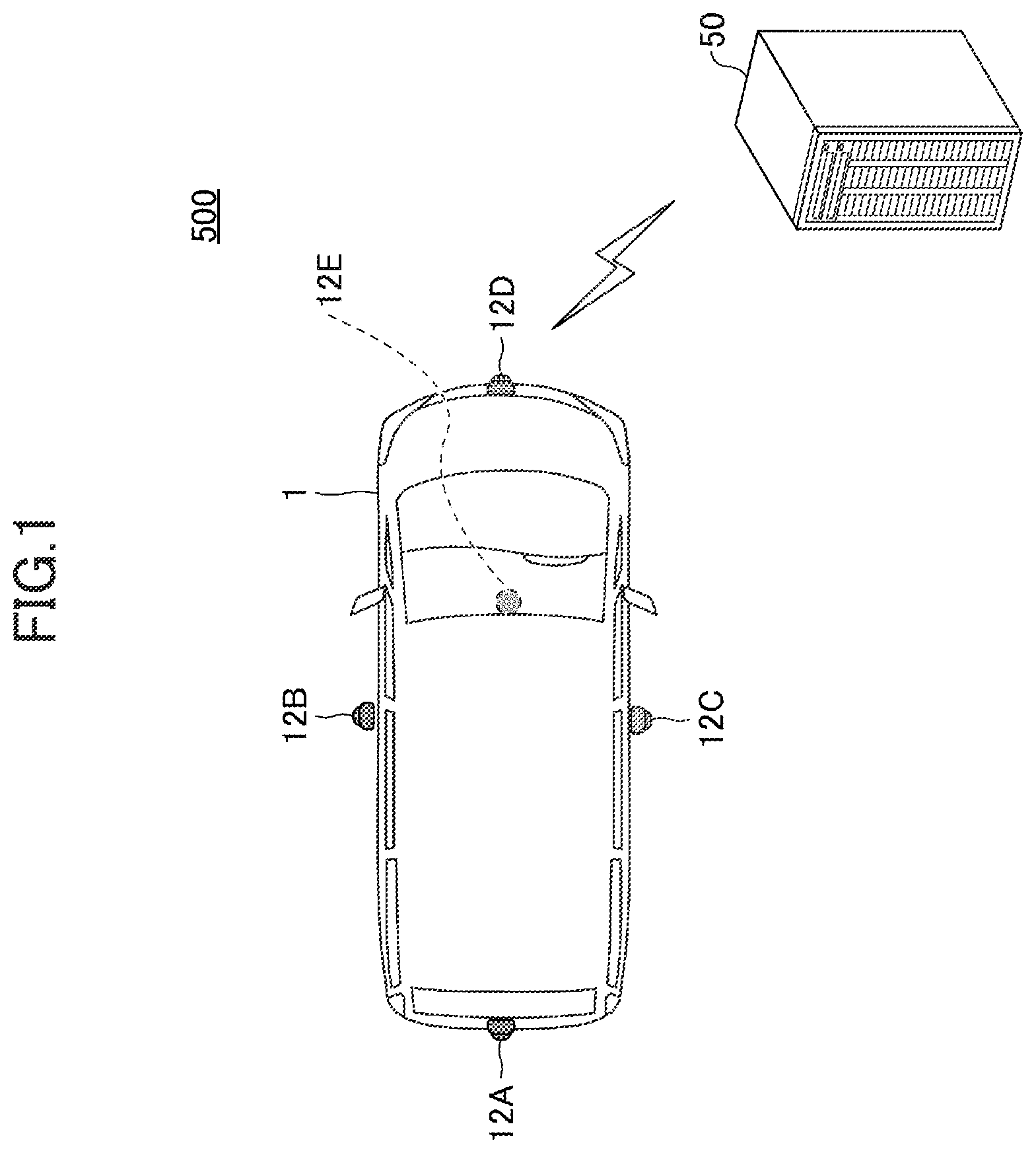 Patent US12437378 — Image processing device, image processing method, program, and image processing system — Figure 1