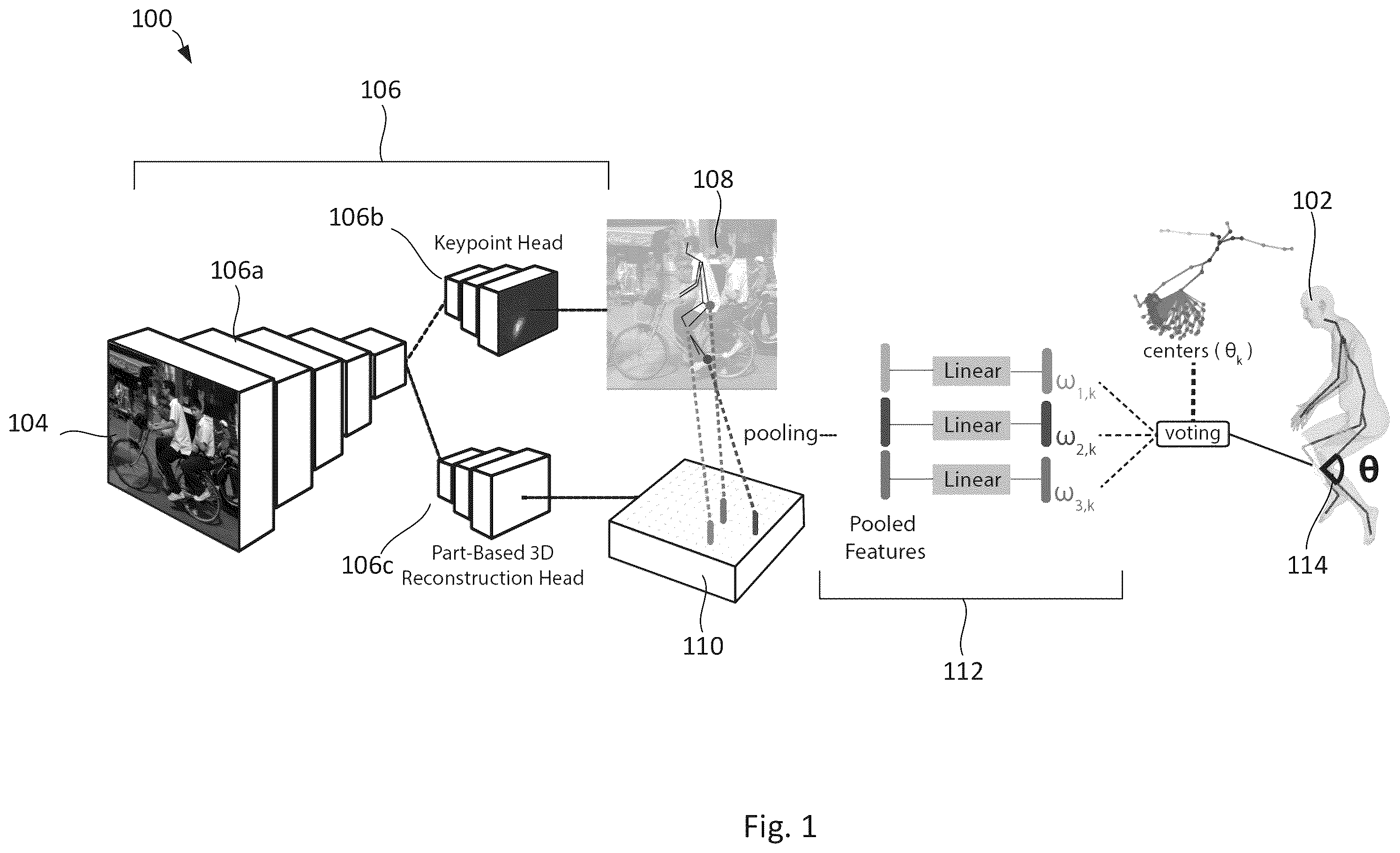 Patent US12437429 — Three-dimensional object reconstruction — Figure 1