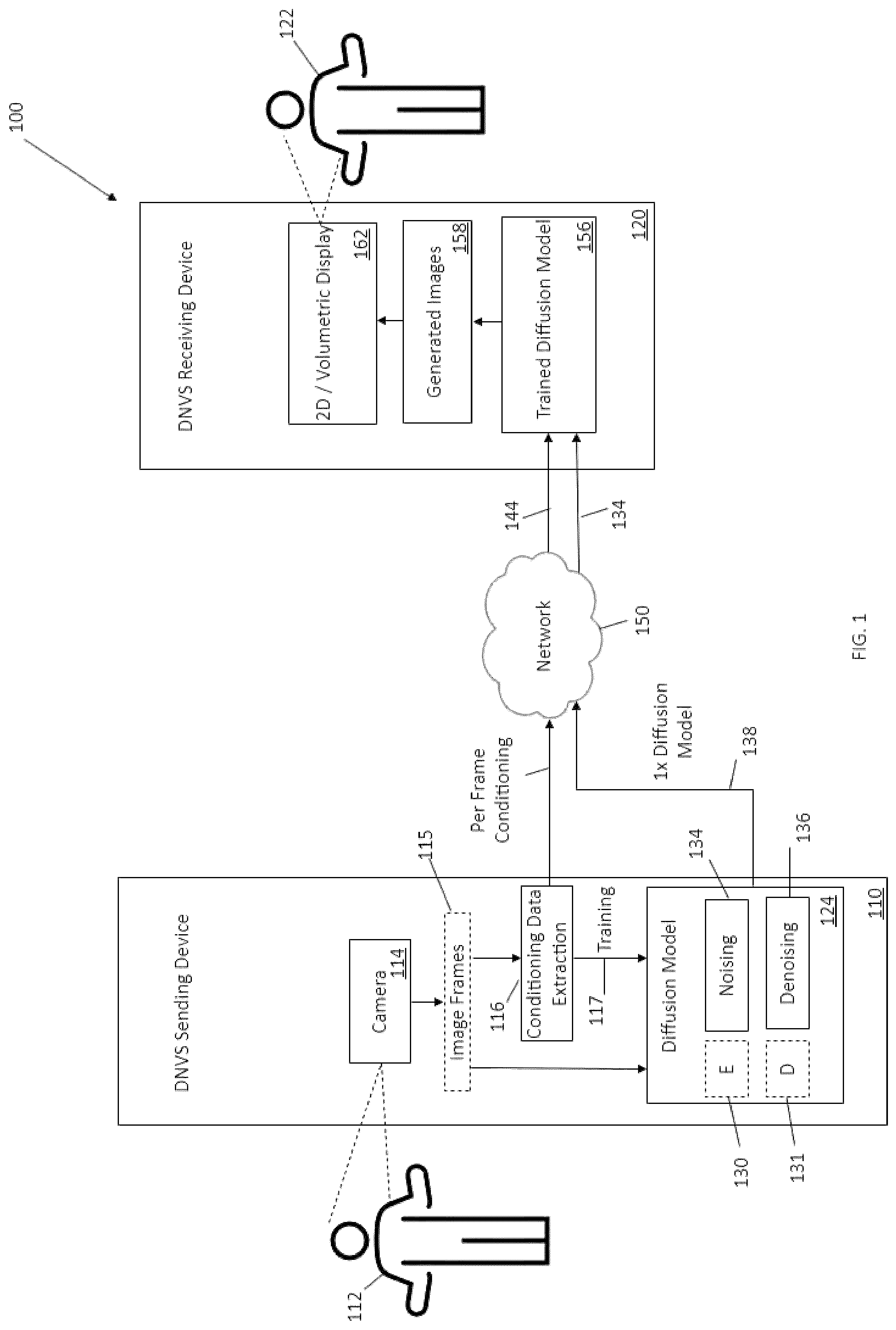 Patent US12437456 — Diffusion-based personalized advertising image generation — Figure 1