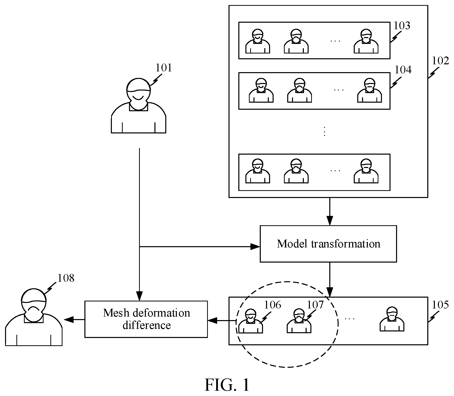 Patent US12437493 — Method and apparatus for generating expression model, device, and medium — Figure 1