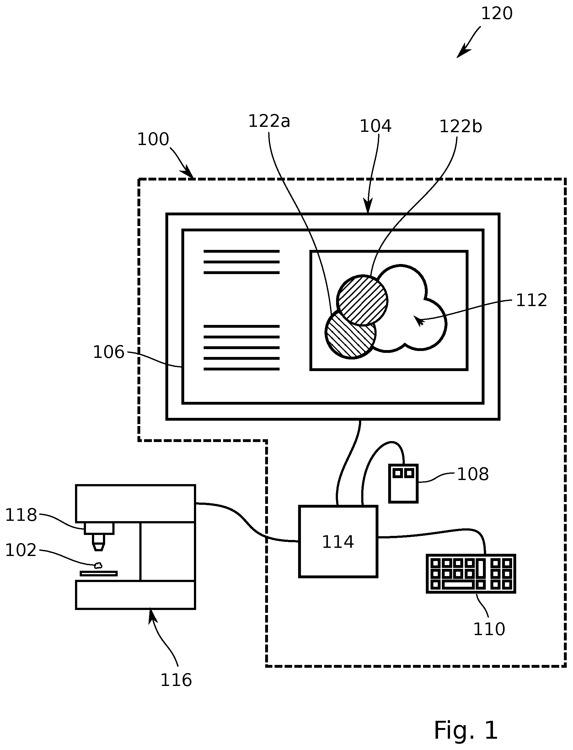 Patent US12437506 Figure 1 – Image annotation system and method