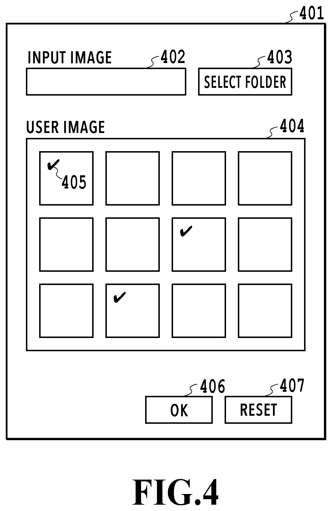 Patent US12437537 Figure 4 – Image processing apparatus, image processing method, and storage medium that estimate concepts to select a type of feature amount based on the estimated concepts and determine a weight of the selected type