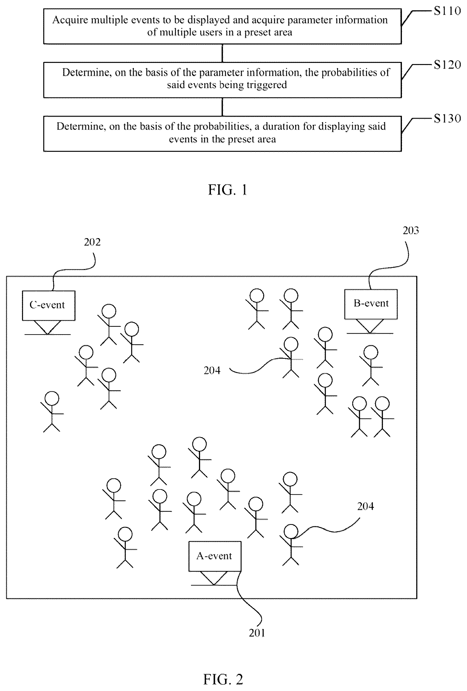 Patent US12437543 — Method and device for event displaying, storage medium, and electronic device — Figure 1