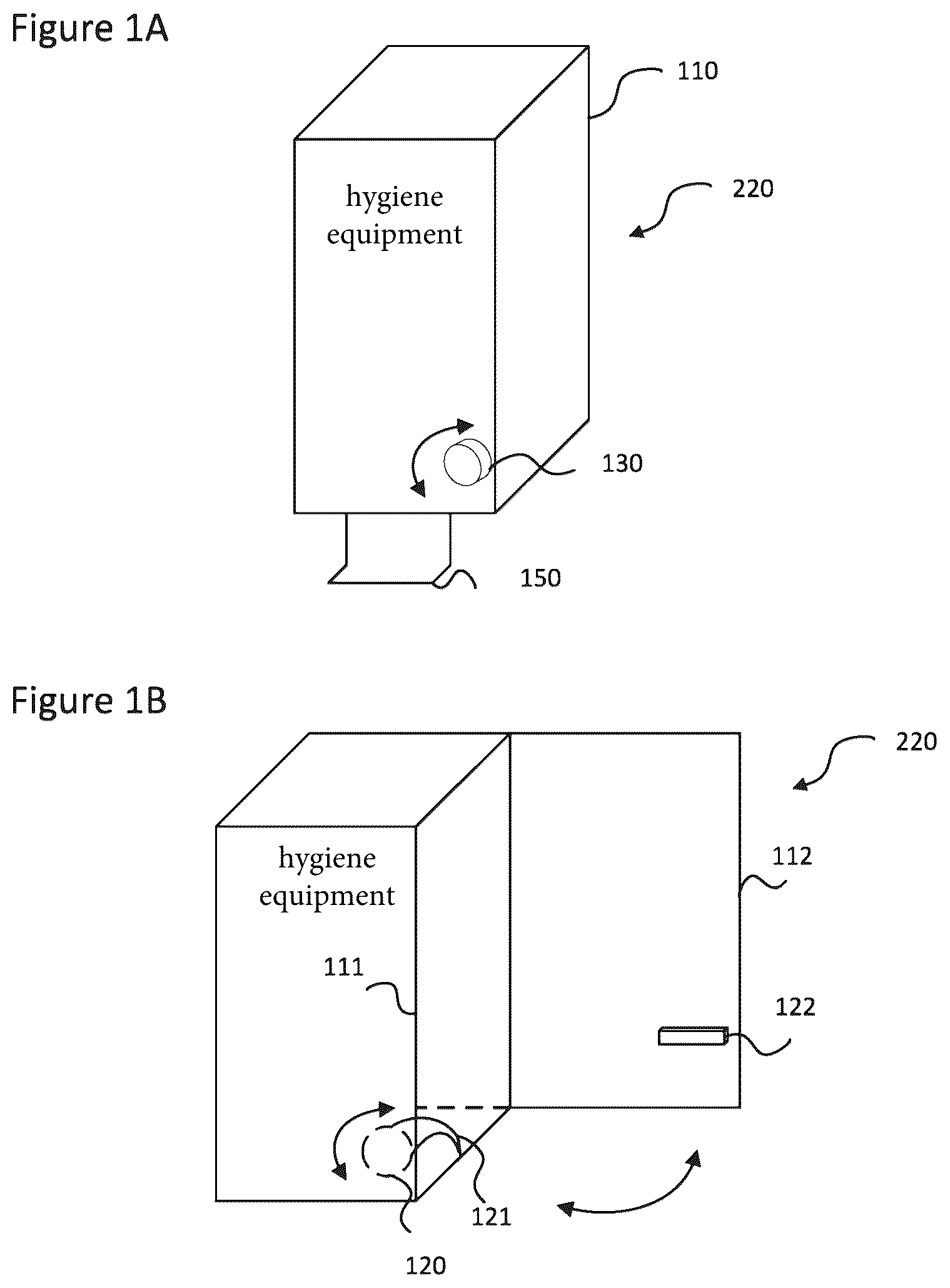 Patent US12437591 Figure 1 – Controlling of a lock unit for hygiene equipment