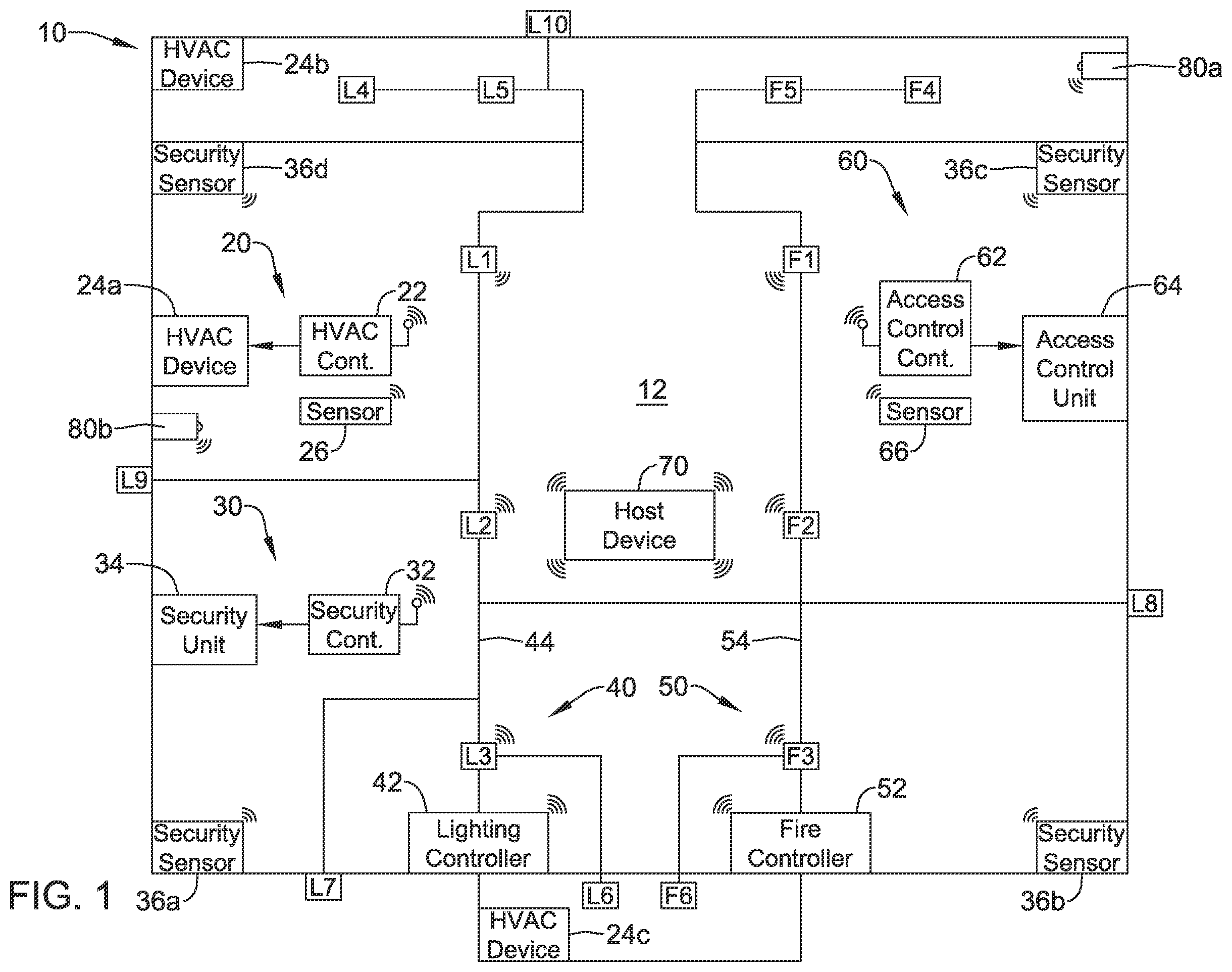 Patent US12437597 Figure 1 – Methods and systems for maintaining a healthy building