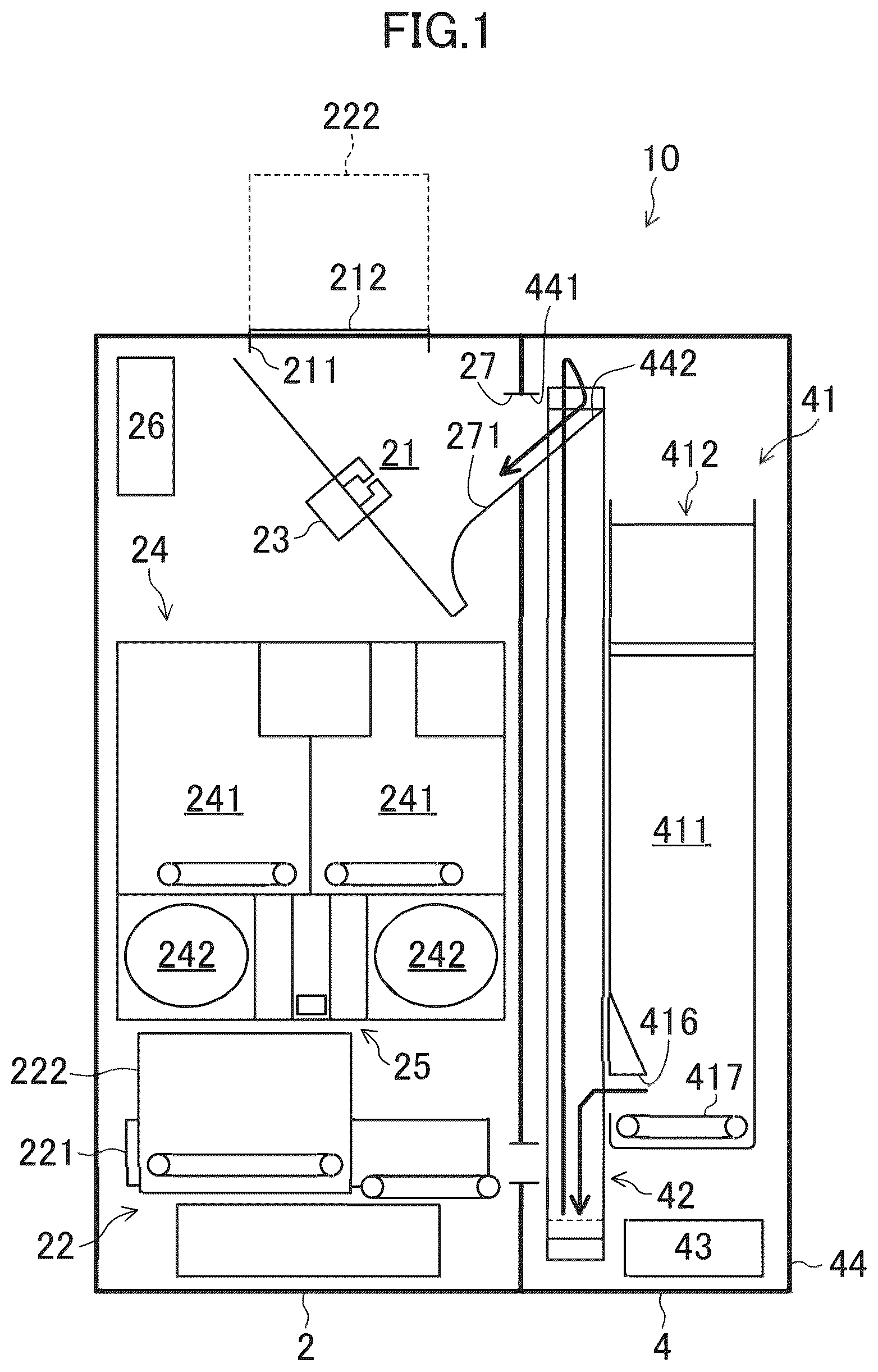Patent US12437600 — Money handling method and money handling system — Figure 1