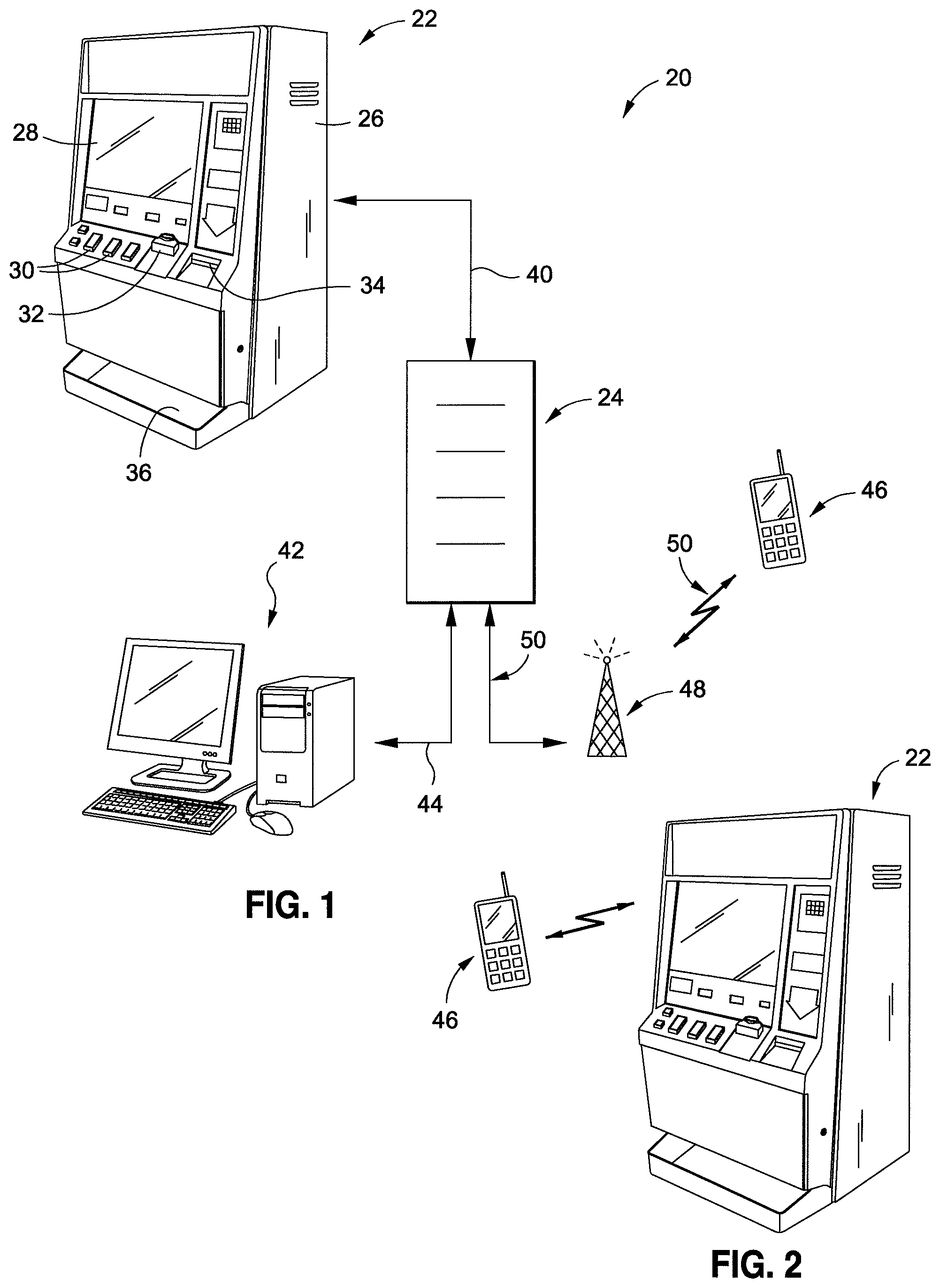 Patent US12437611 — Method and system for funding mobile gaming — Figure 1