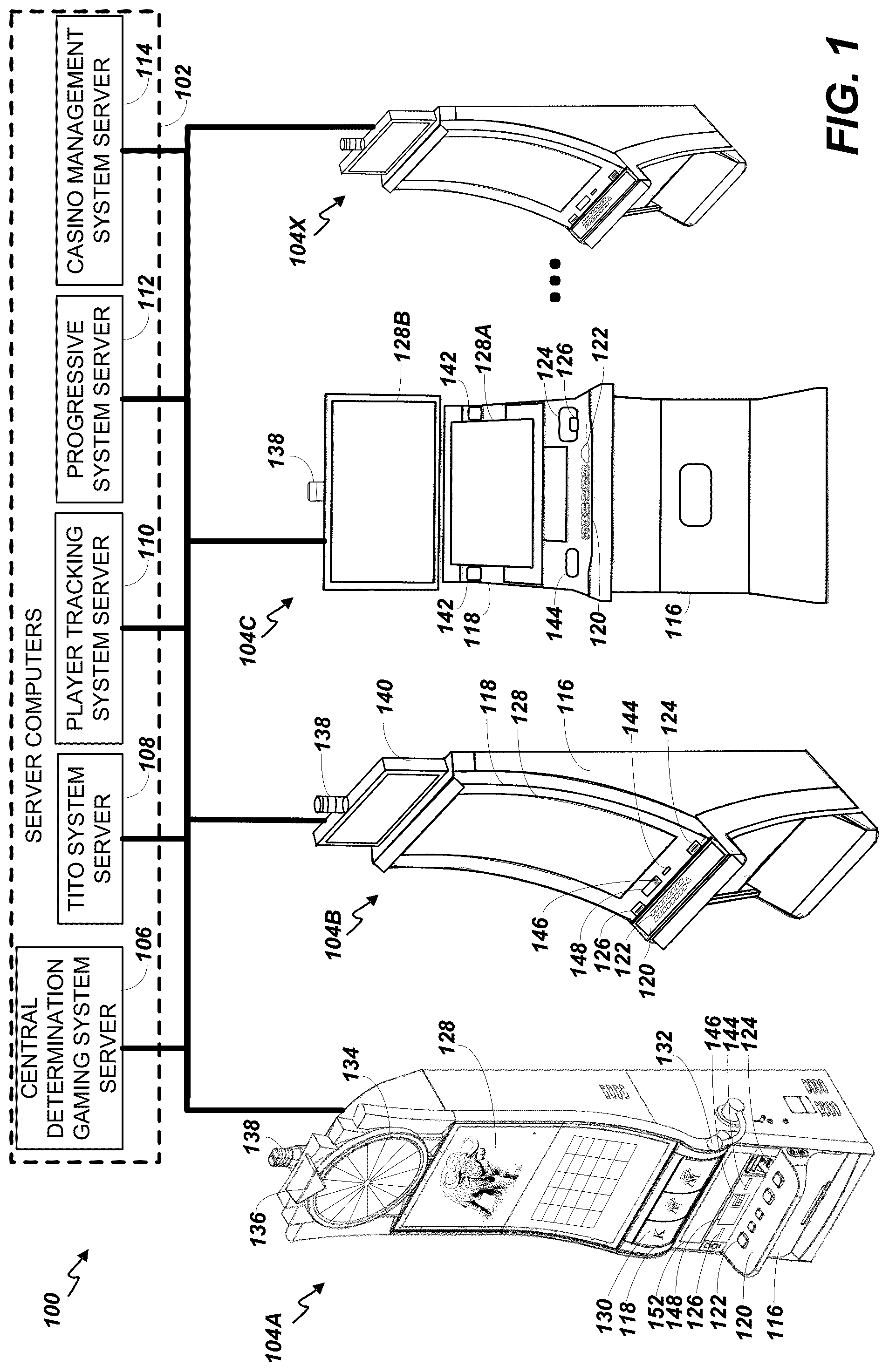 Patent US12437613 Figure 1 – Network-based gameplay interaction system