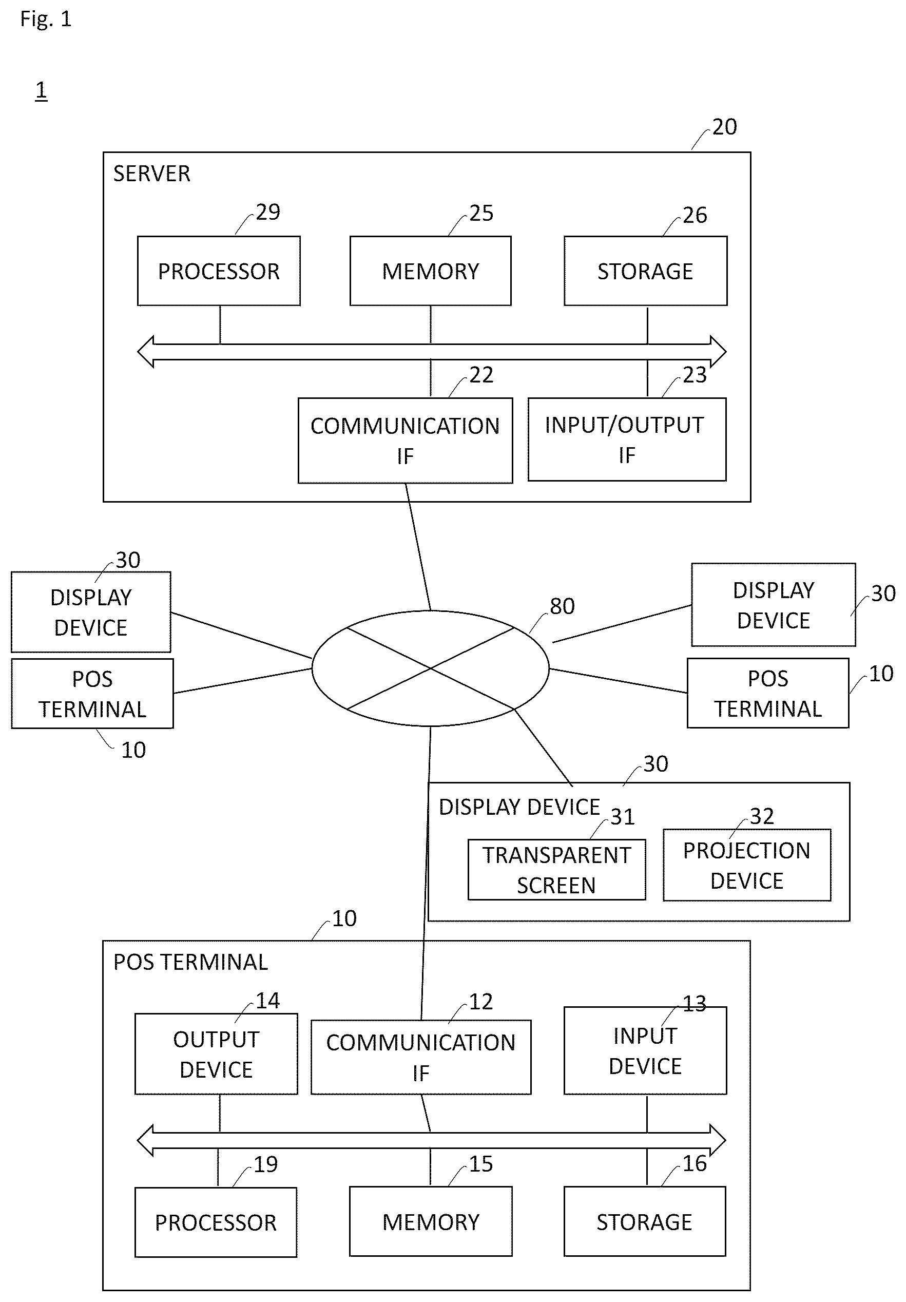 Patent US12437616 — Program, method, information processing device, and system for a transparent display medium — Figure 1