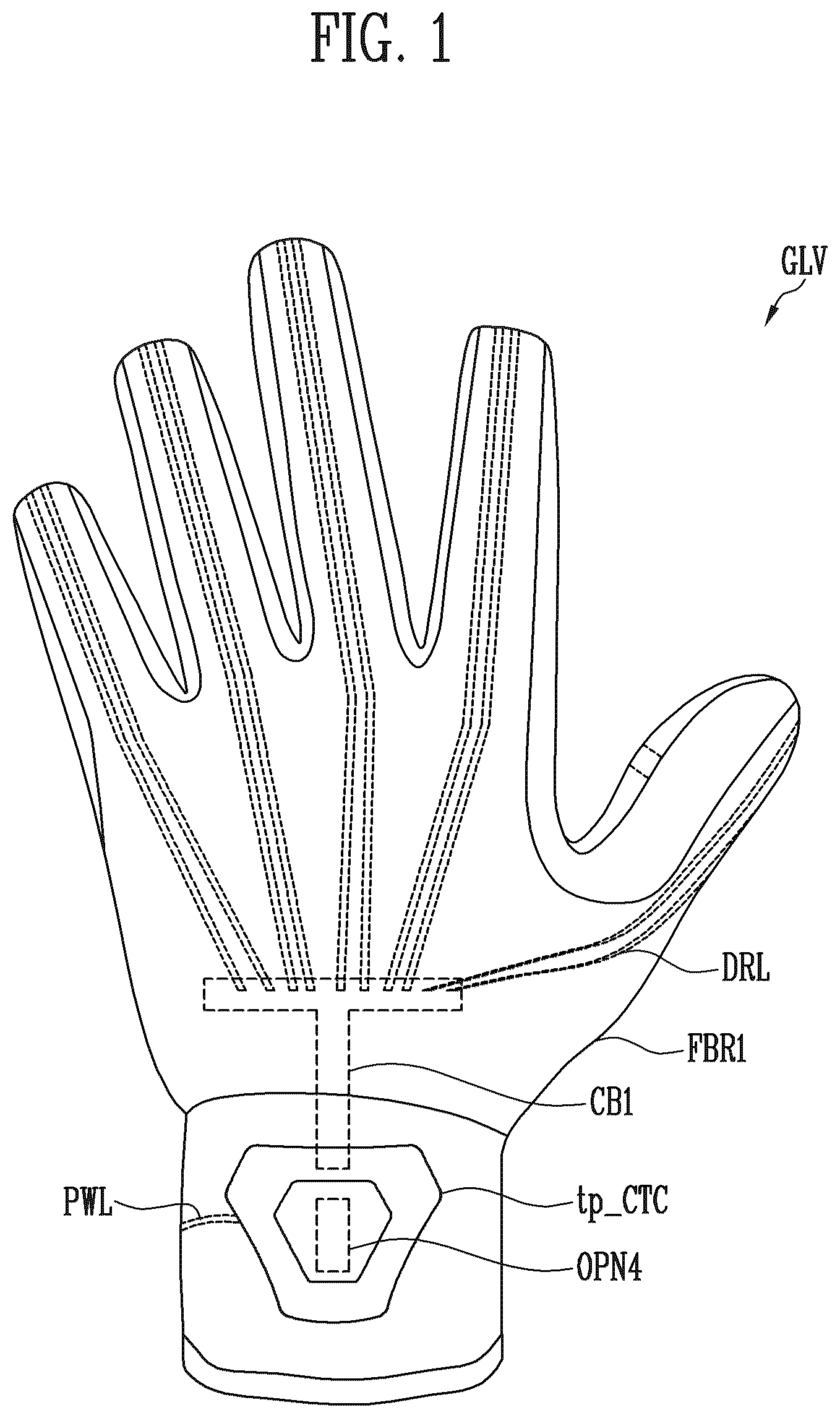 Patent US12437618 Figure 1 – Device for providing tactile stimulation