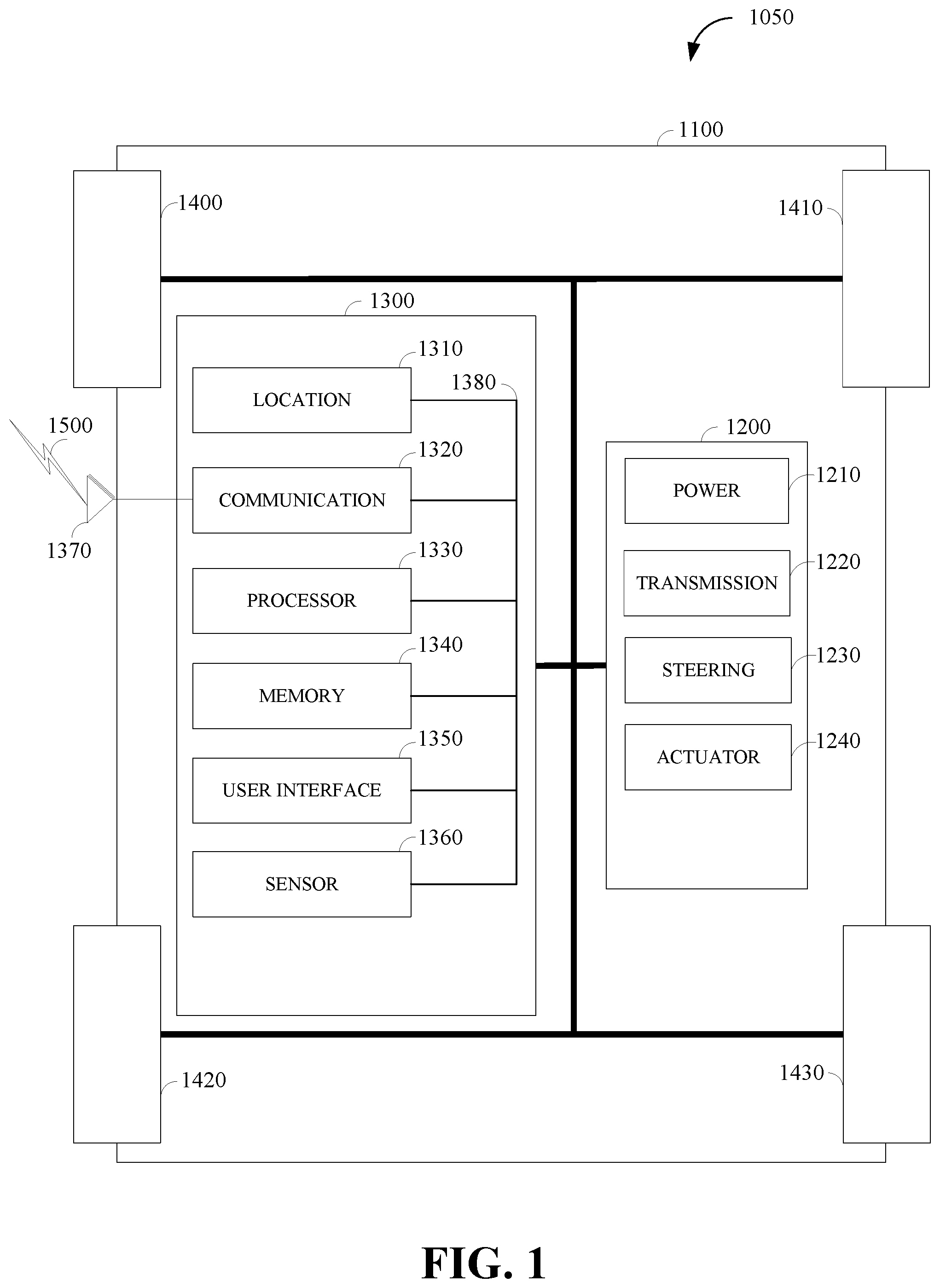Patent US12437635 — Real-time traffic condition warning system — Figure 1