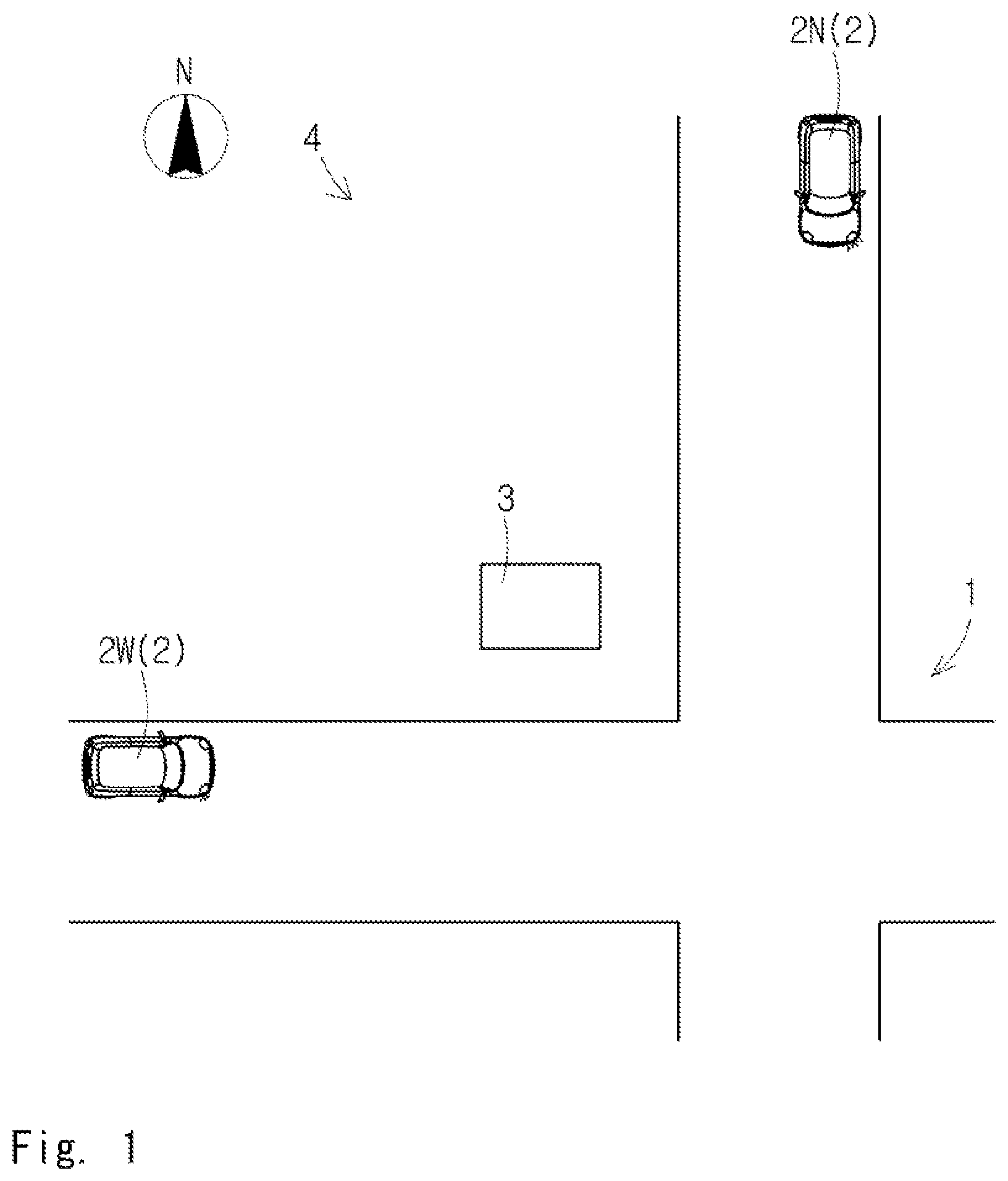 Patent US12437637 Figure 1 – Intersection control system, intersection control method, and computer readable medium