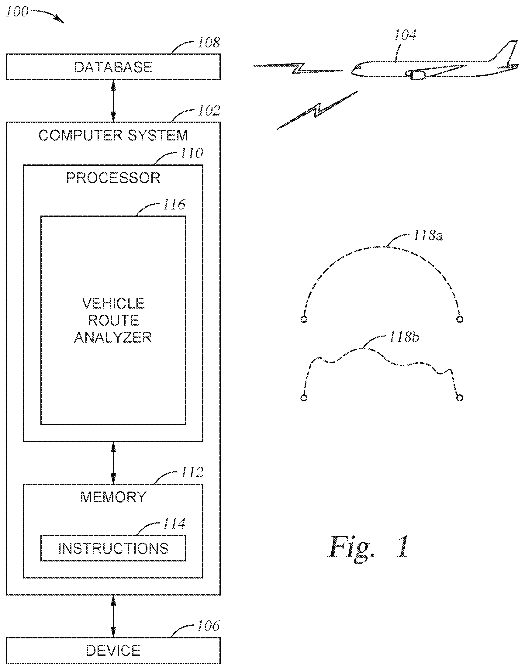 Patent US12437655 — Flight plan evaluation — Figure 1