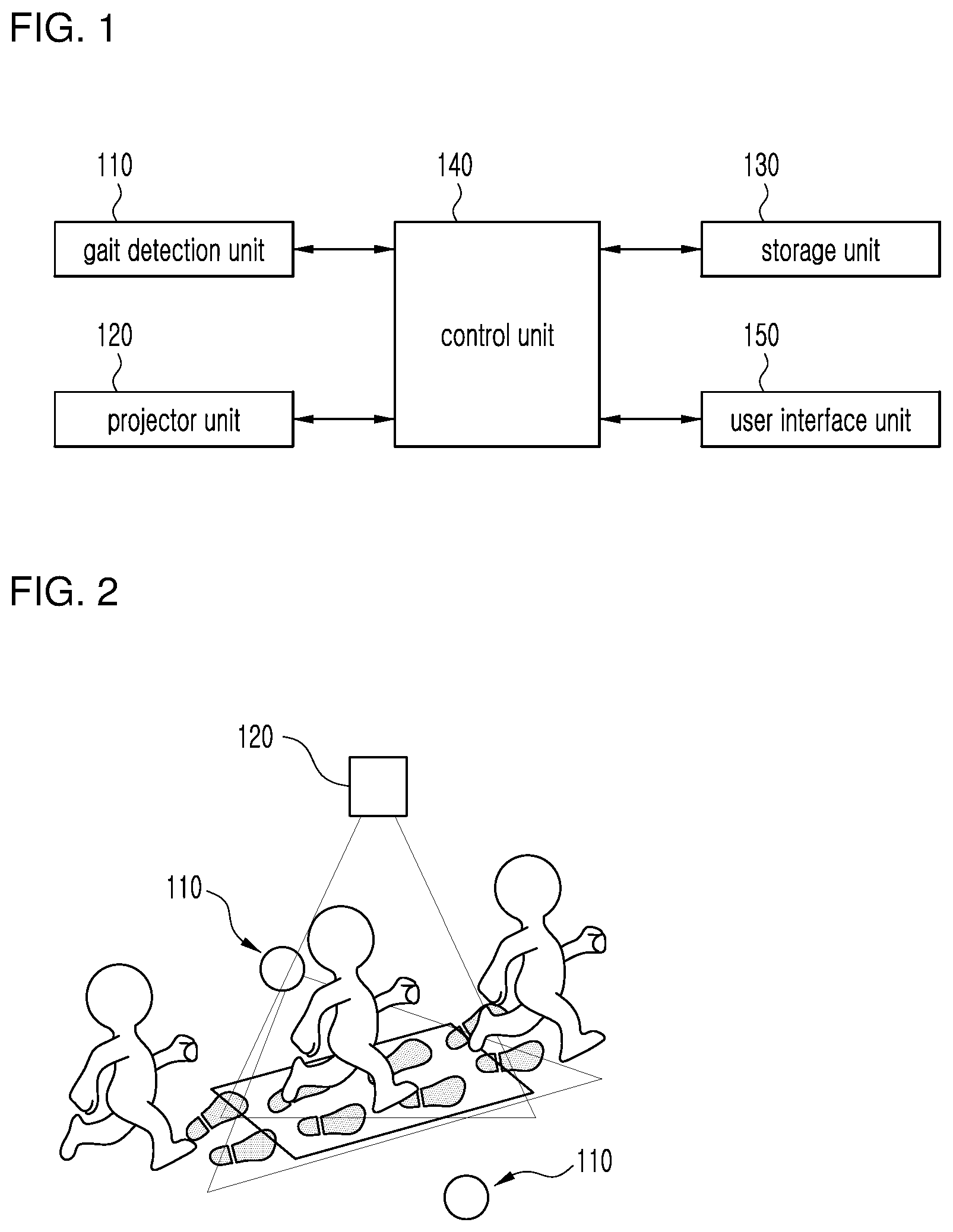 Patent US12437670 — Virtual reality-based ground gait training system and method — Figure 1