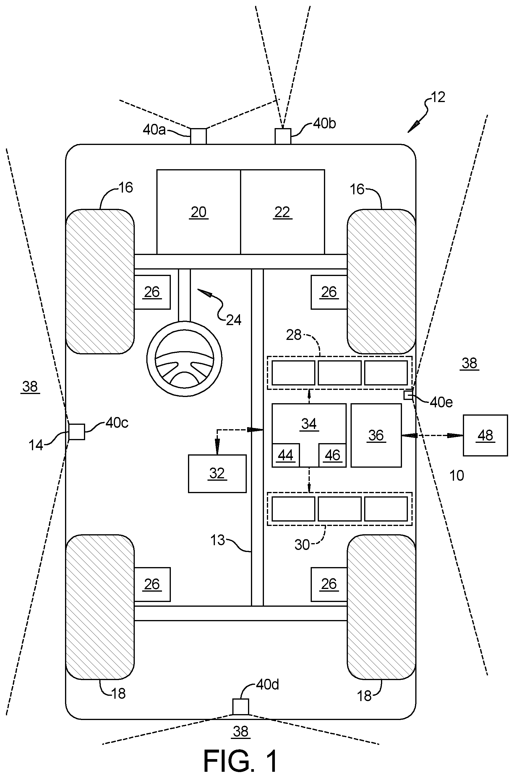 Patent US12437672 Figure 1 – Systems and methods for communicating with vision-impaired vehicle occupants