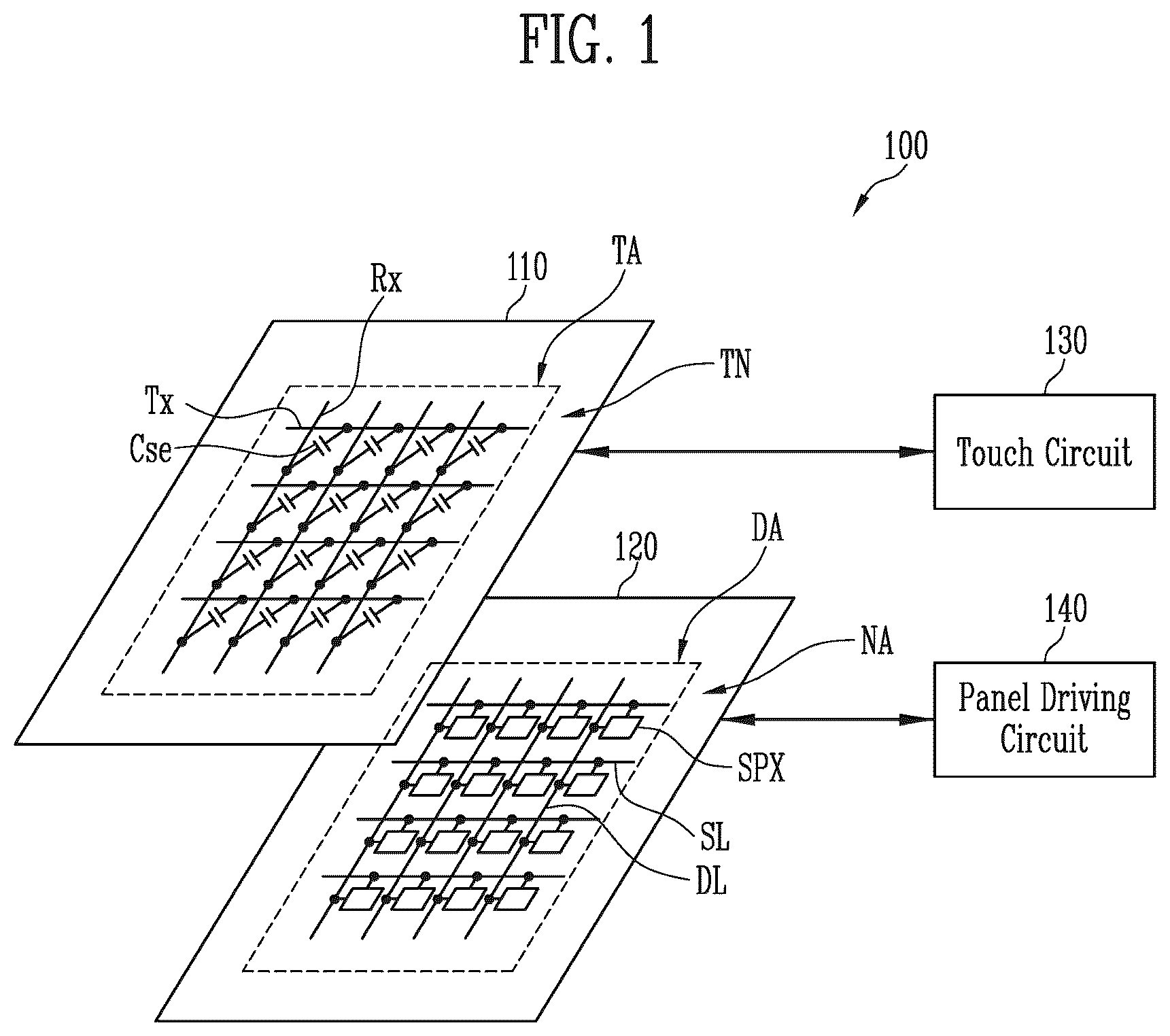 Patent US12437685 — Display device and inspection method thereof — Figure 1
