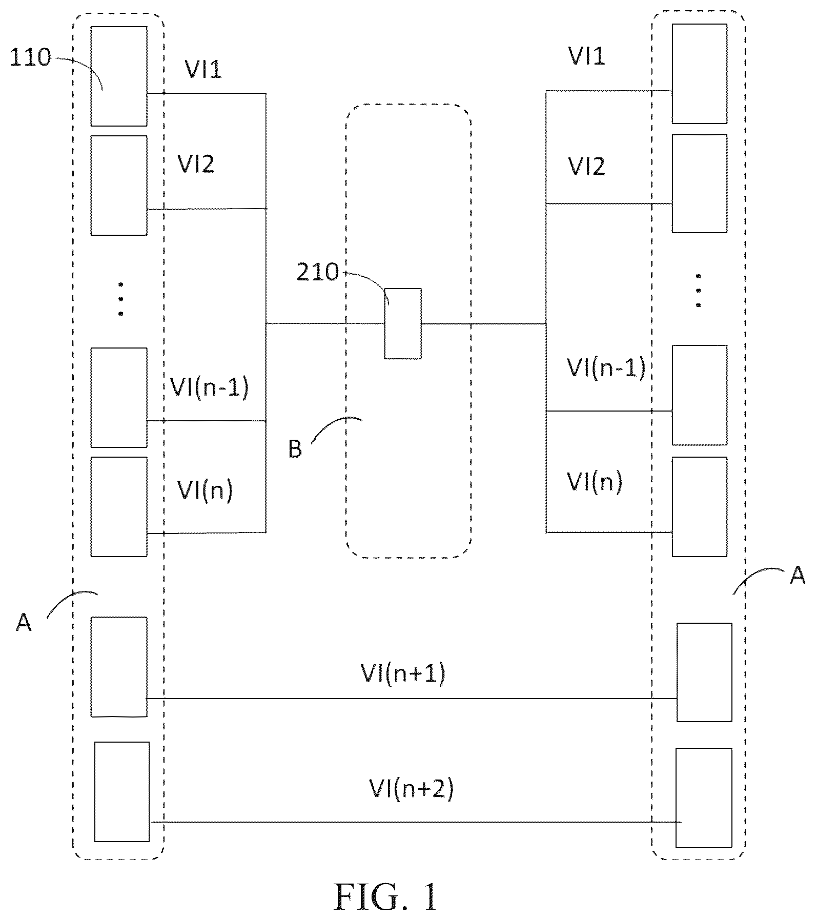 Patent US12437713 Figure 1 – Display panel and display device eliminating split-screen phenomenon between display regions with different light transmittance rates