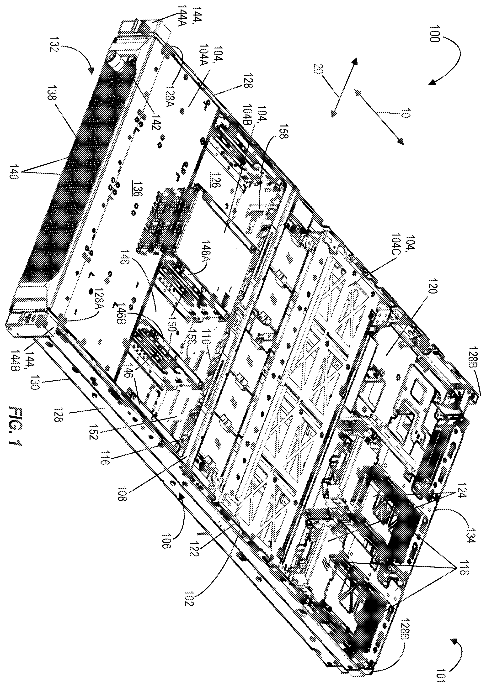 Patent US12437740 Figure 1 – System and method of absorbing airborne noise in a computing system