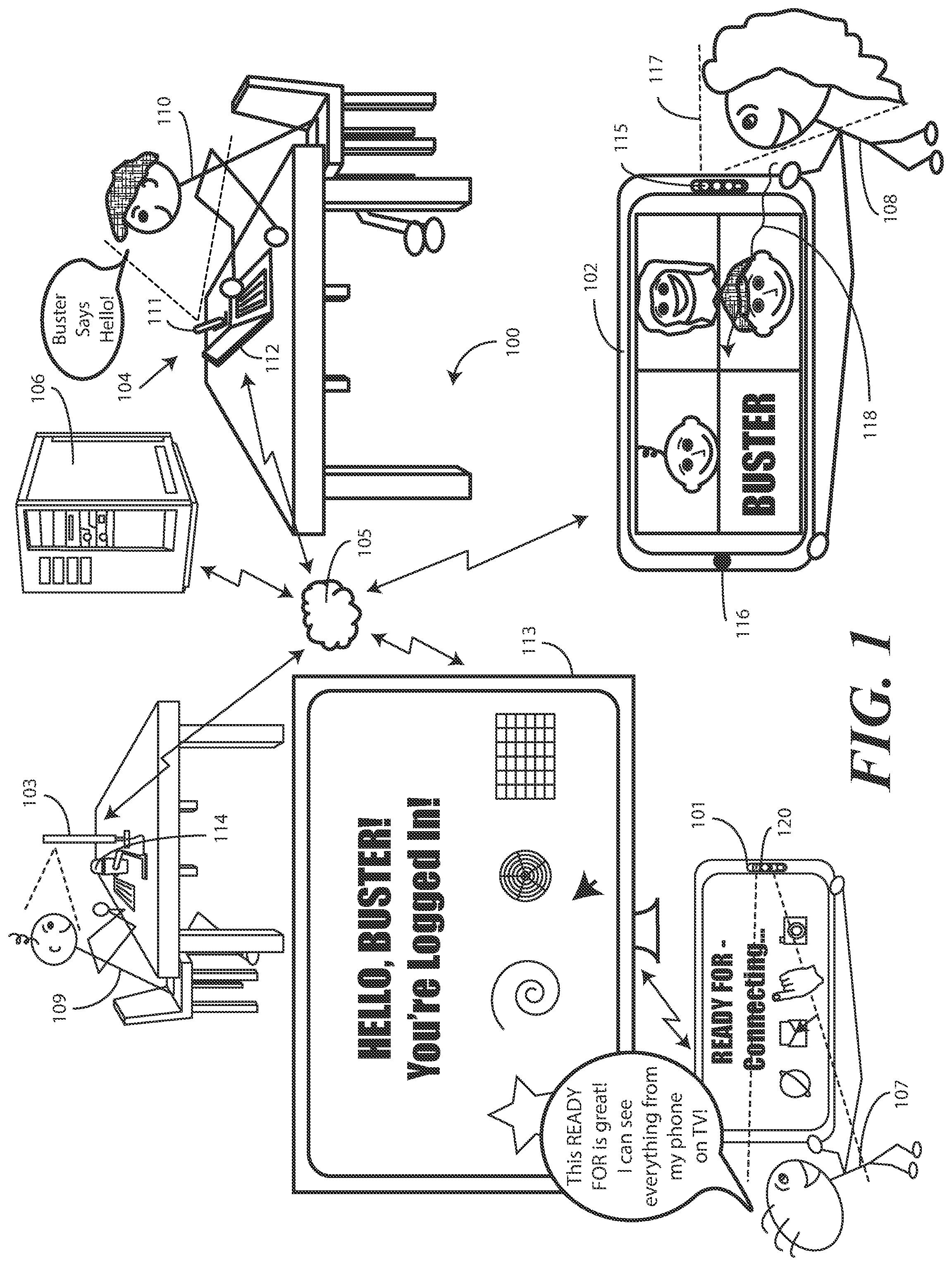 Patent US12437772 Figure 1 – Methods, systems, and devices for spectrally adjusting audio gain in videoconference and other applications