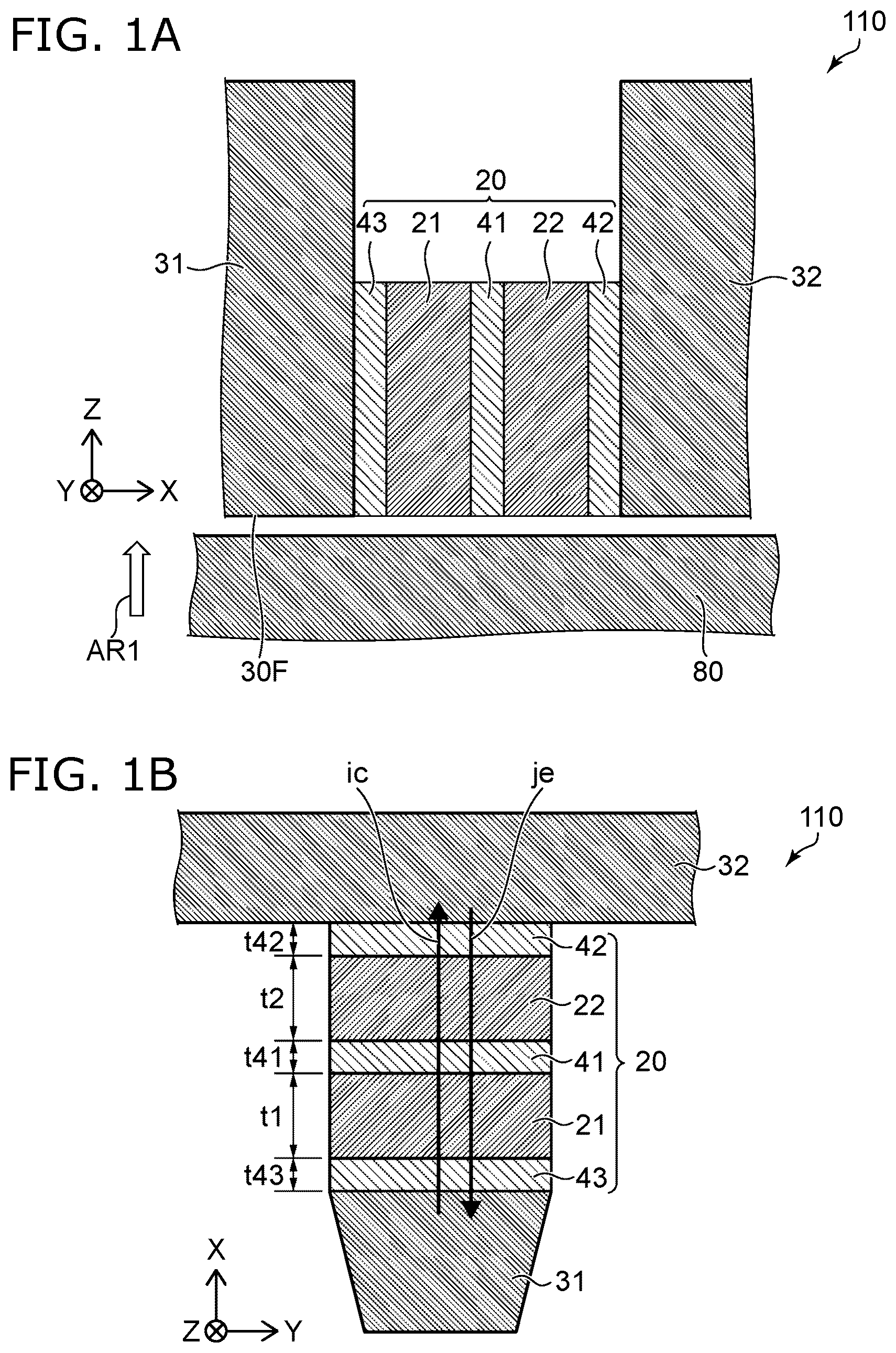 Patent US12437779 — Magnetic head and magnetic recording device — Figure 1