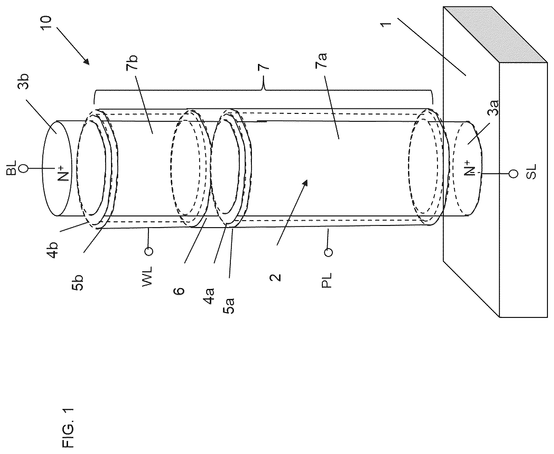 Patent US12437804 — Semiconductor element memory cell and semiconductor element memory device — Figure 1