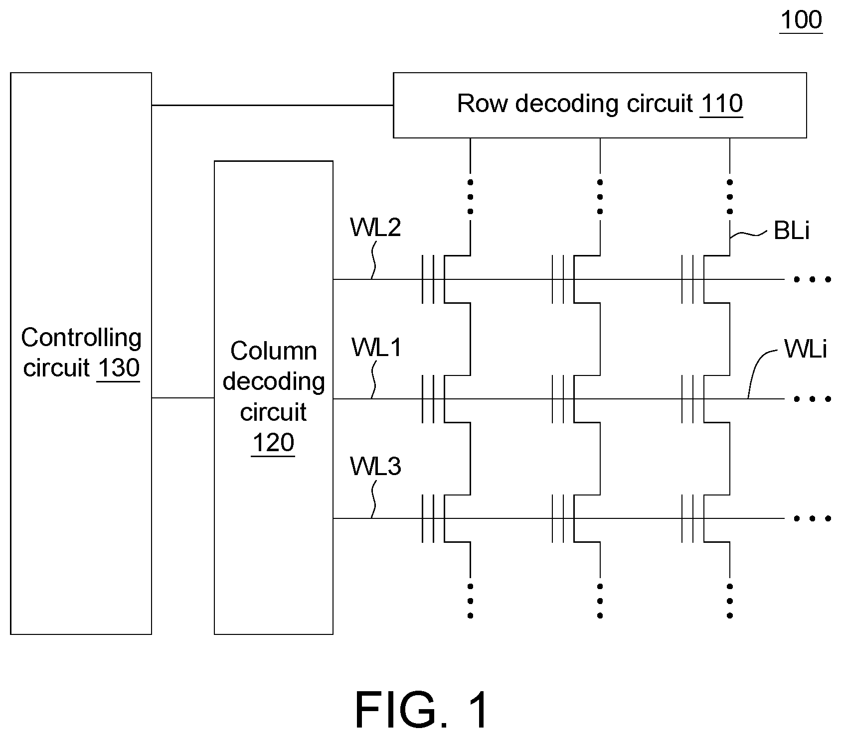 Patent US12437822 — Memory device and reading method thereof — Figure 1