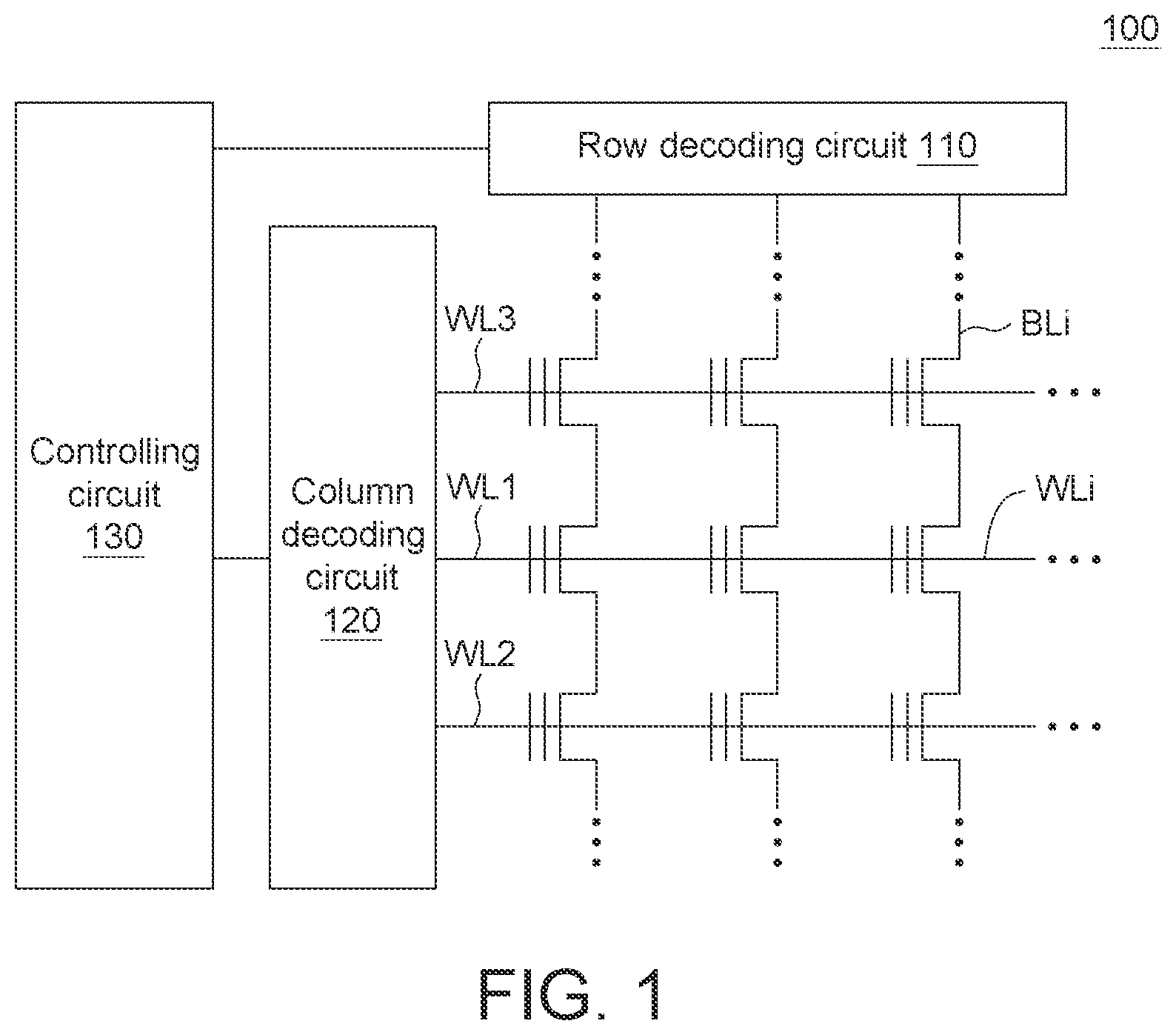 Patent US12437823 — Memory device and reading method thereof — Figure 1