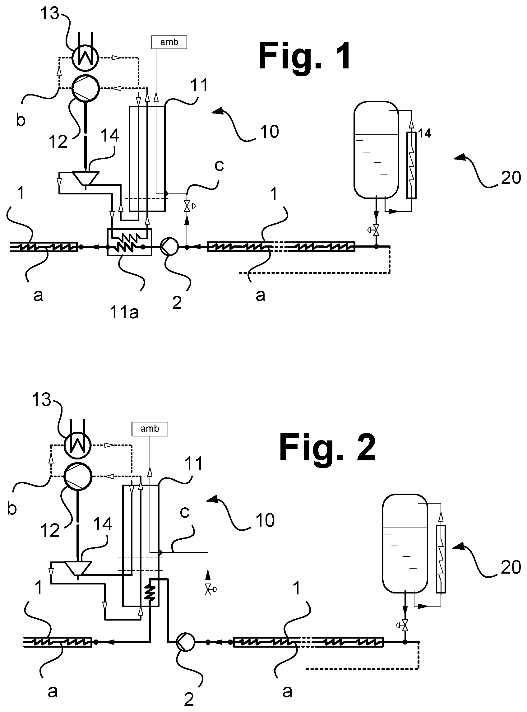Patent US12437902 — Method and device for cooling of a superconducting cable and corresponding system — Figure 1