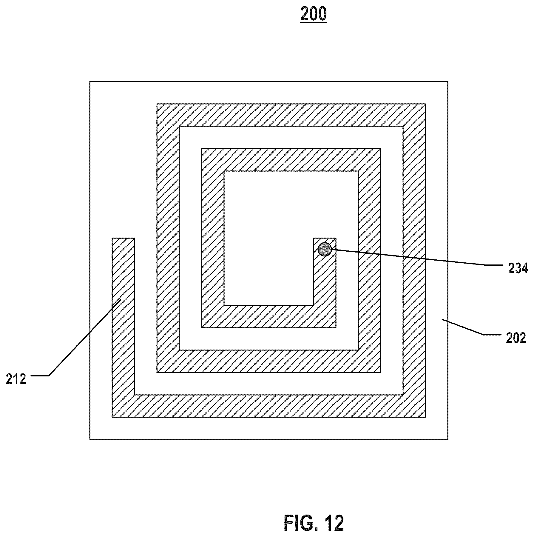 Patent US12437913 Figure 12 – Coil inductor and method for forming the same