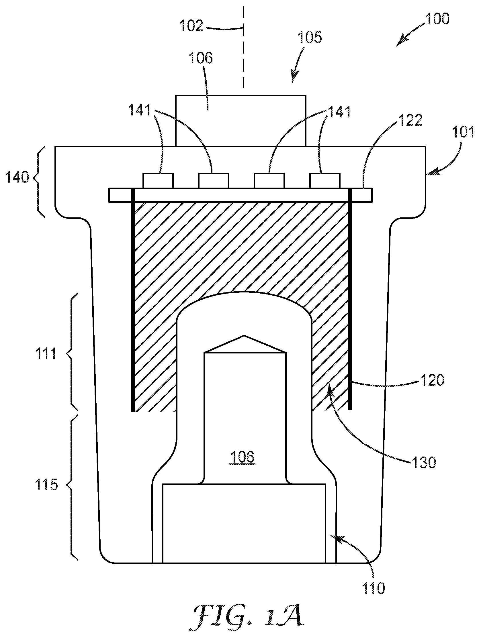 Patent US12437924 — Dielectric material for a high voltage capacitor — Figure 1