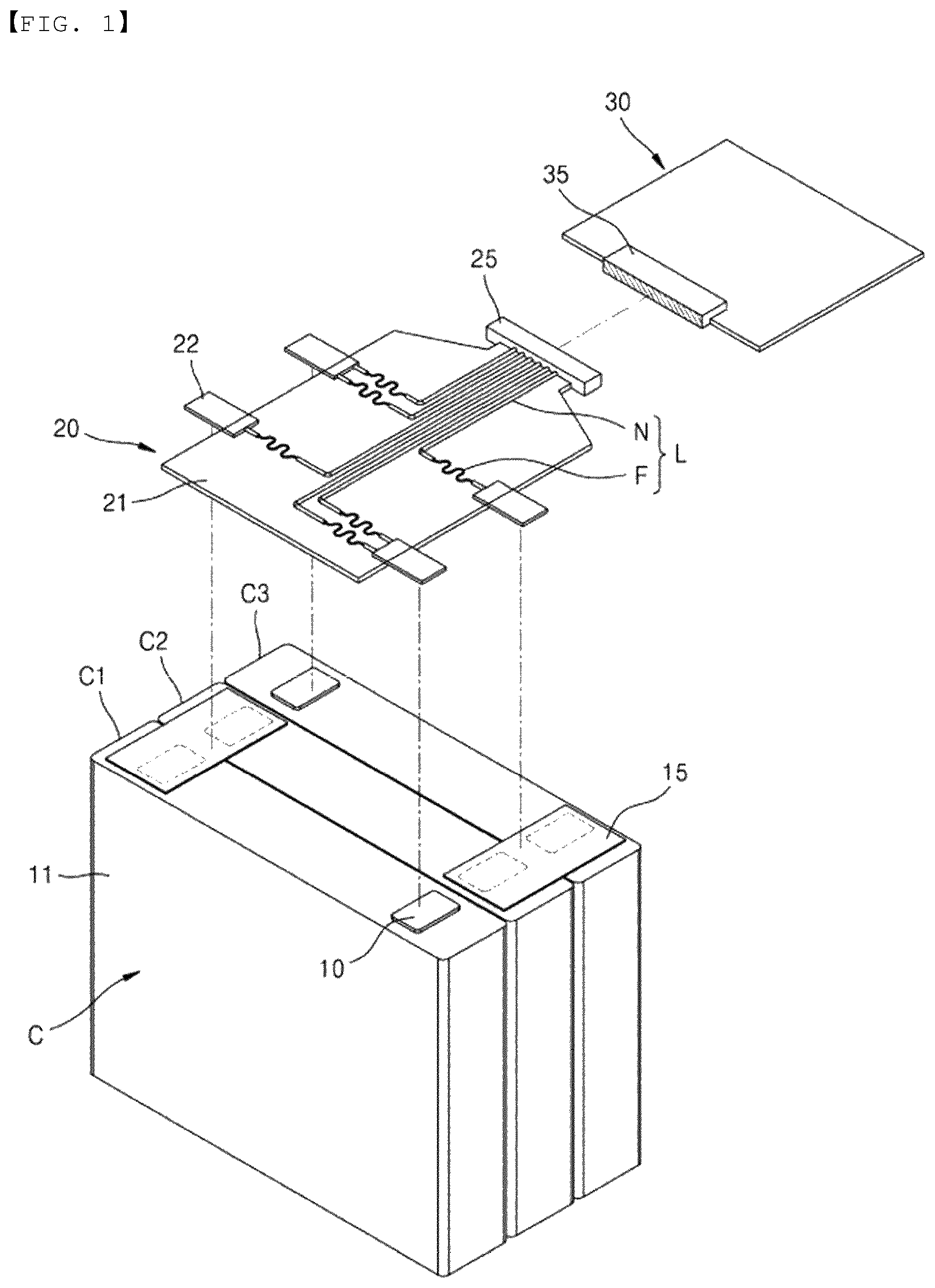 Patent US12437951 — Pattern fuse including opening and battery module including the same — Figure 1