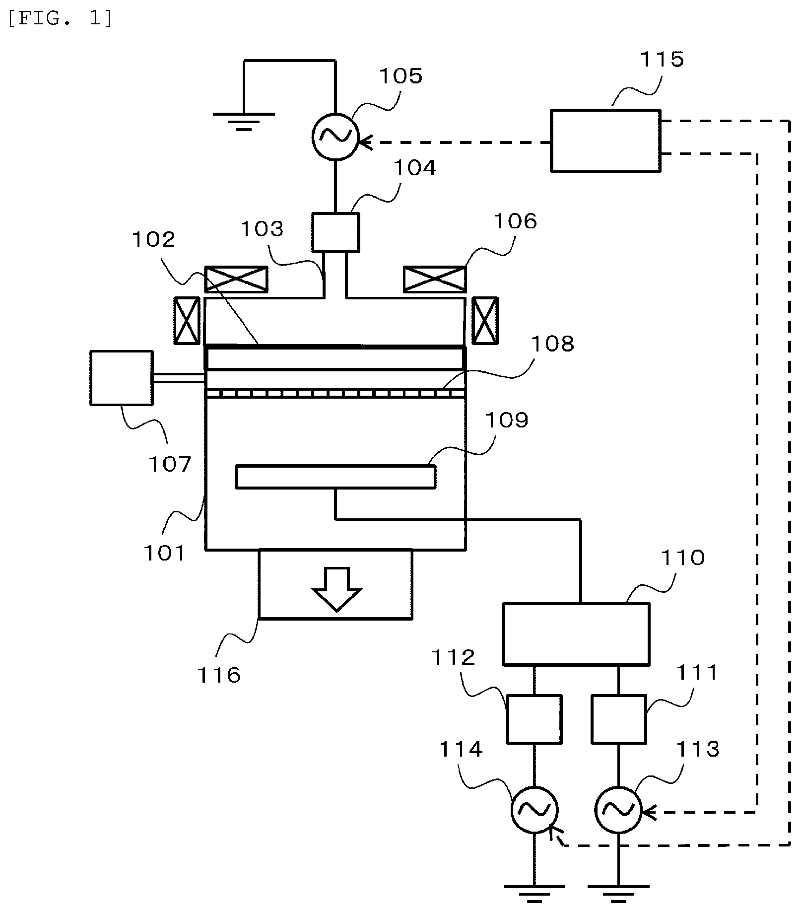 Patent US12437968 — Plasma processing apparatus and plasma processing method — Figure 1