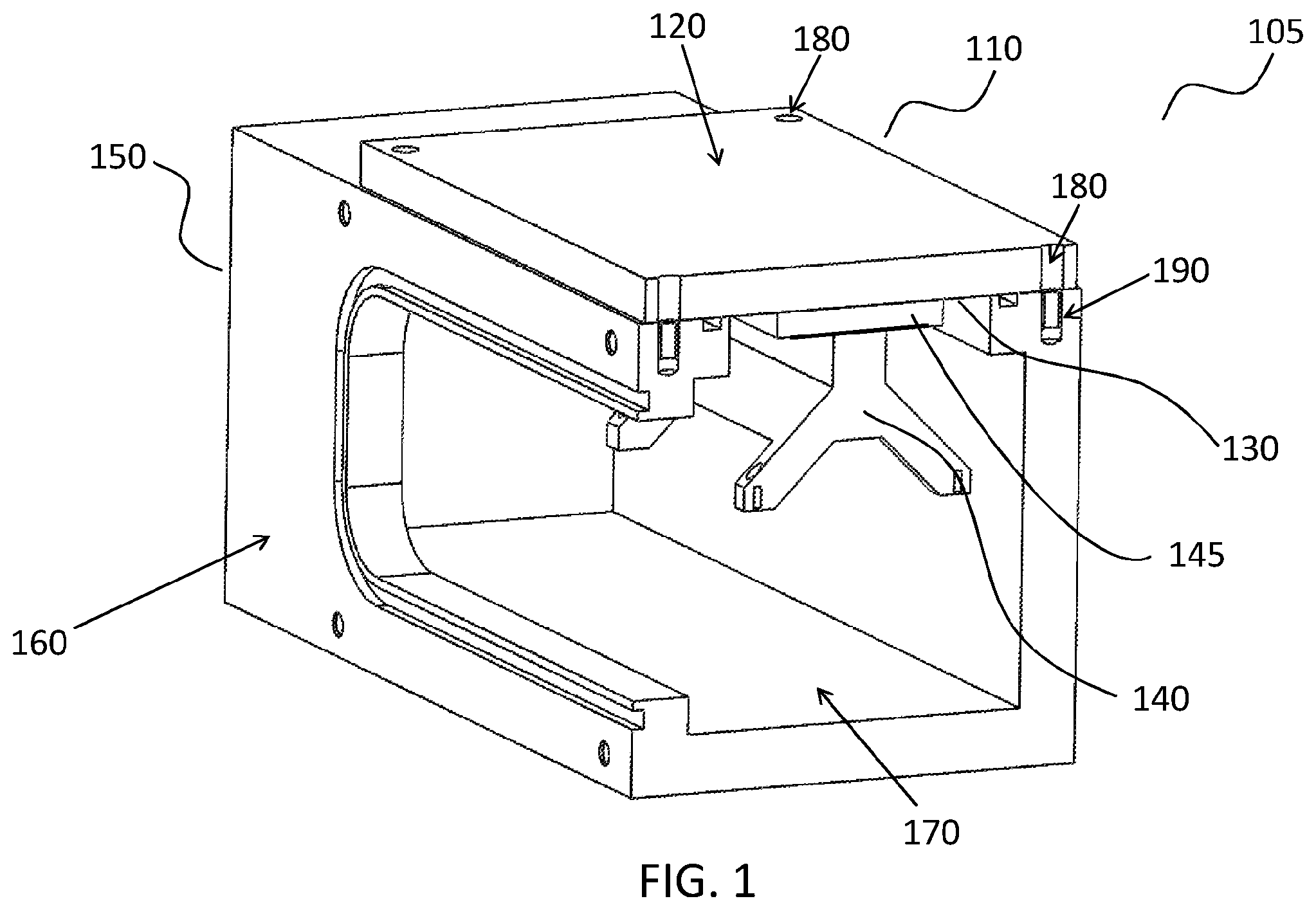 Patent US12437983 — Lid for use in a mass spectrometry system — Figure 1