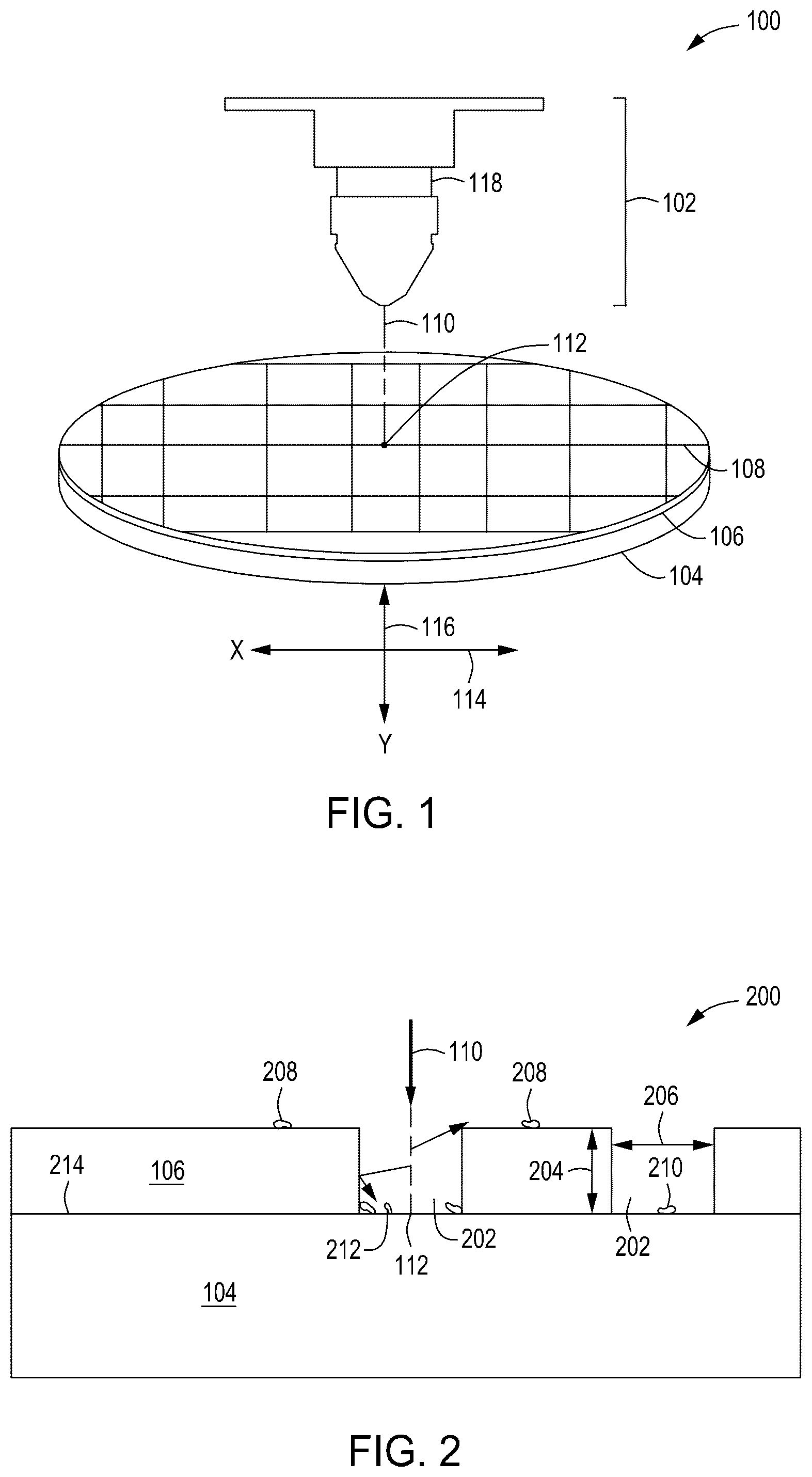 Patent US12437999 — Methods and apparatus for mask patterning debris removal — Figure 1