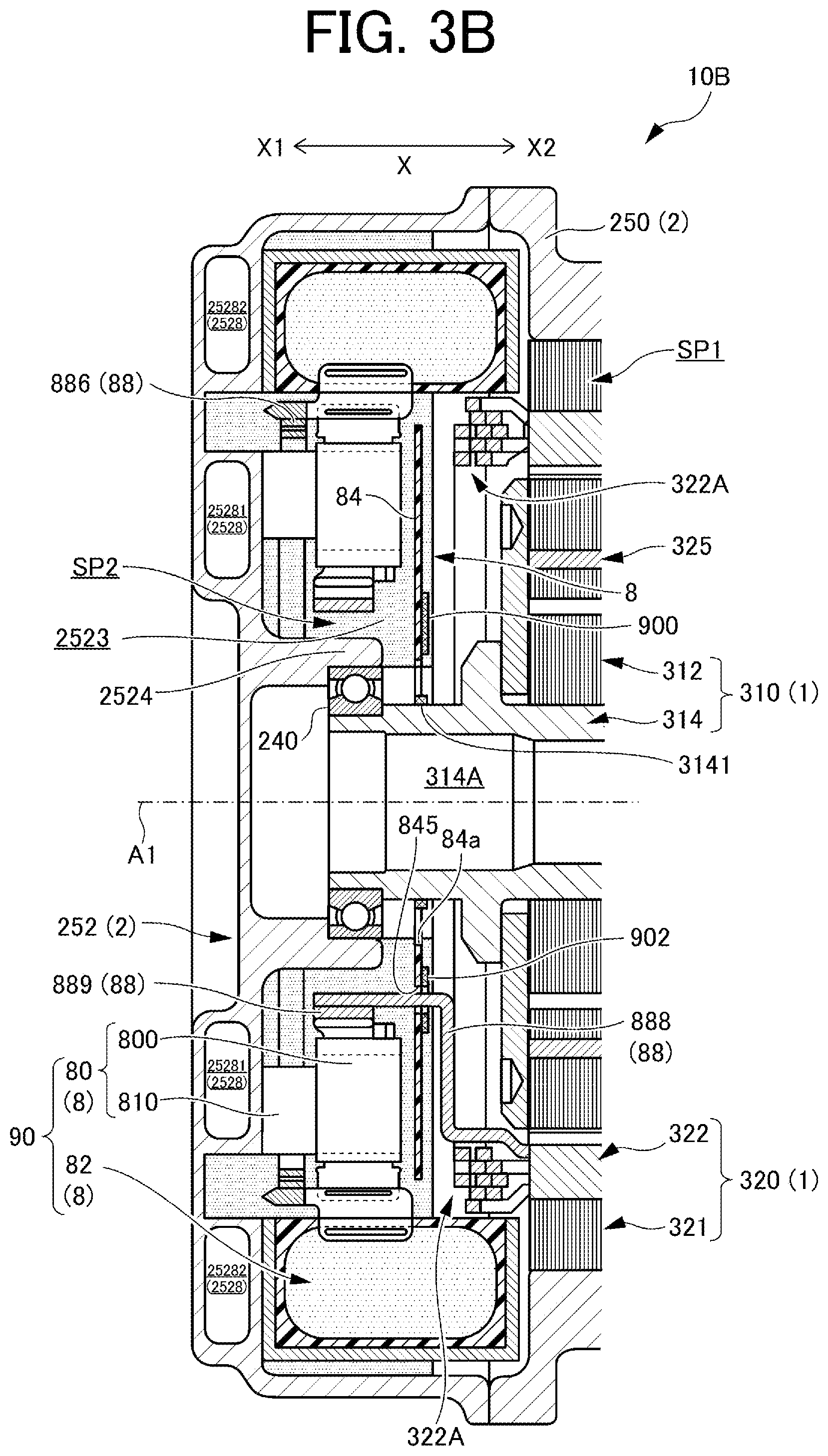 Patent US12445021 Figure 4 – Inverter-integrated rotating electrical machine that efficiently cools a smoothing capacitor