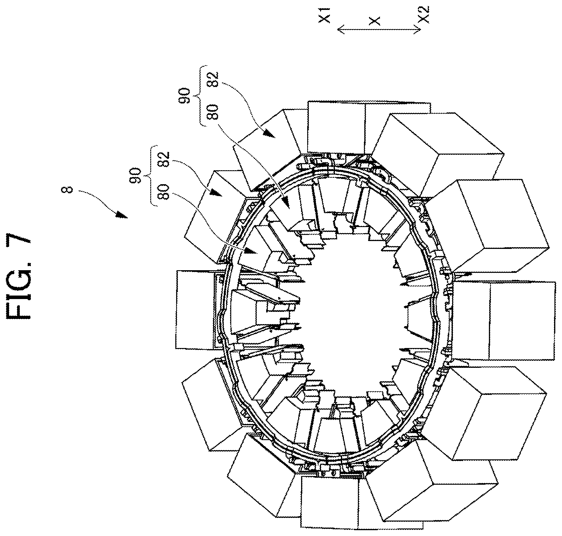 Patent US12445021 Figure 10 – Inverter-integrated rotating electrical machine that efficiently cools a smoothing capacitor