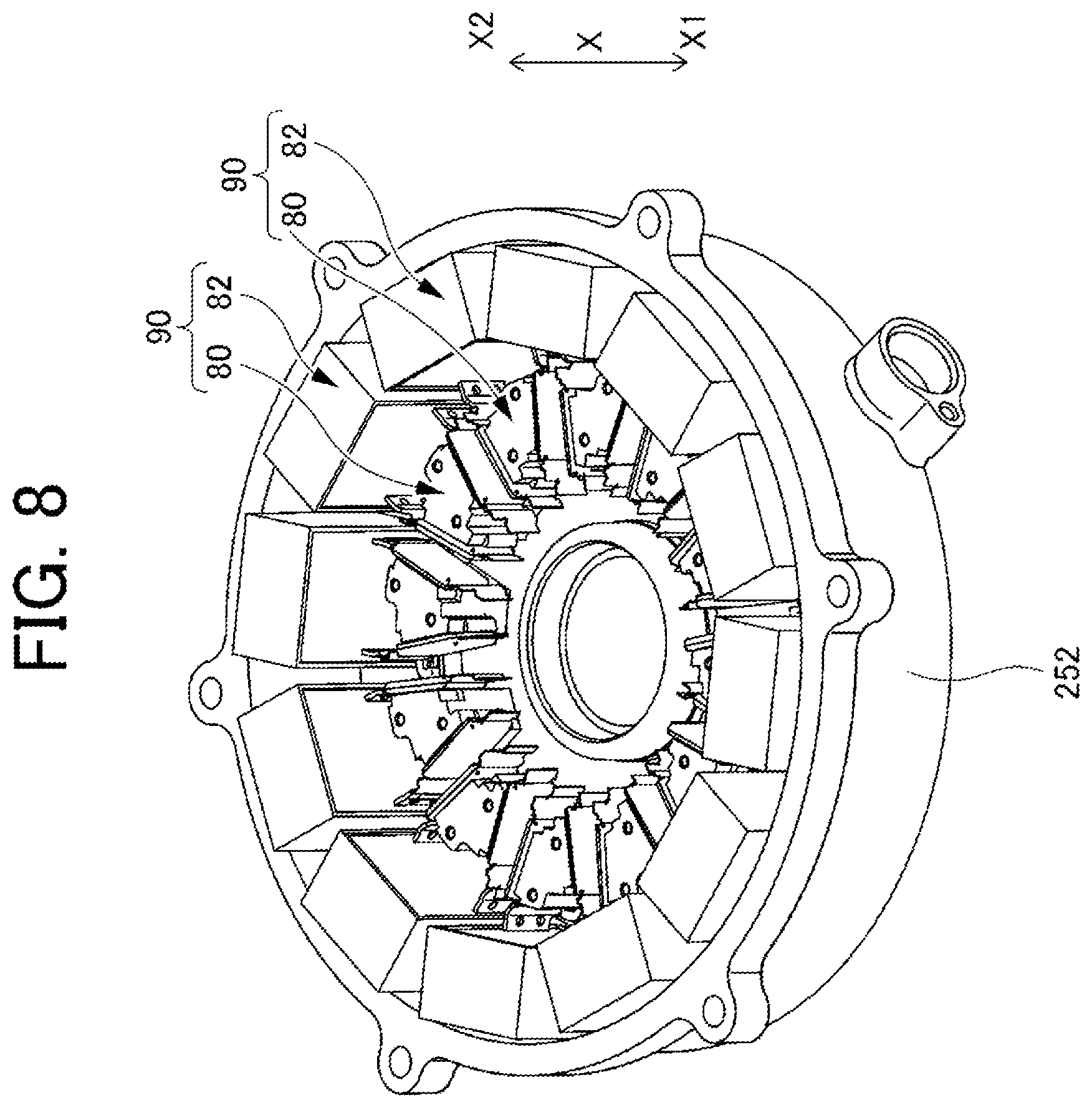 Patent US12445021 Figure 11 – Inverter-integrated rotating electrical machine that efficiently cools a smoothing capacitor