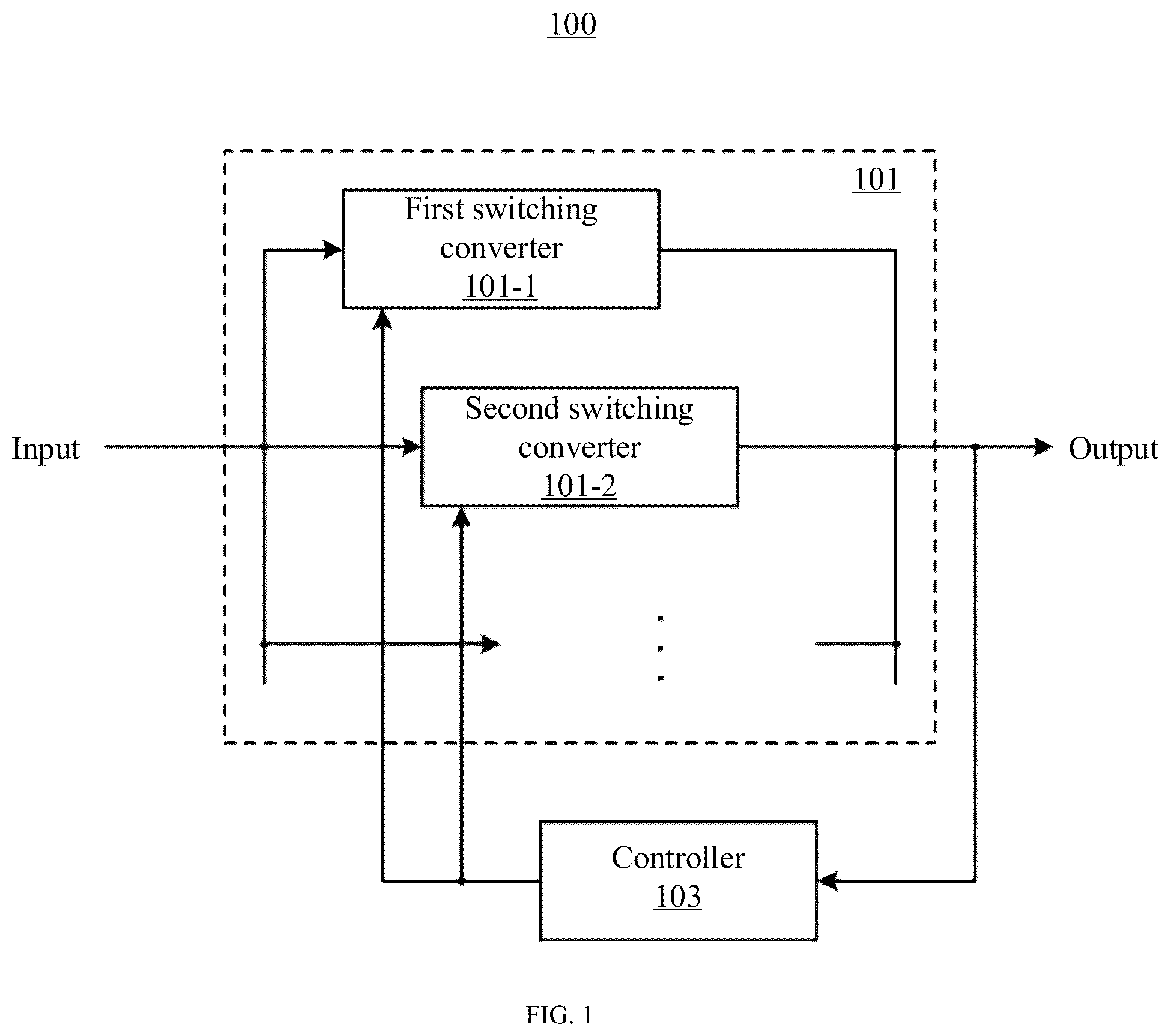 Patent US12445031 Figure 1 – Converter apparatus and control method