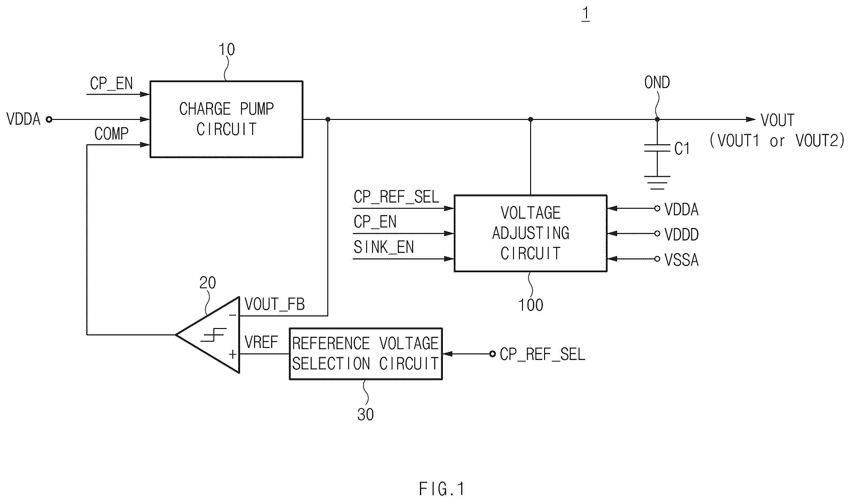 Patent US12445051 — Voltage providing circuit — Figure 1