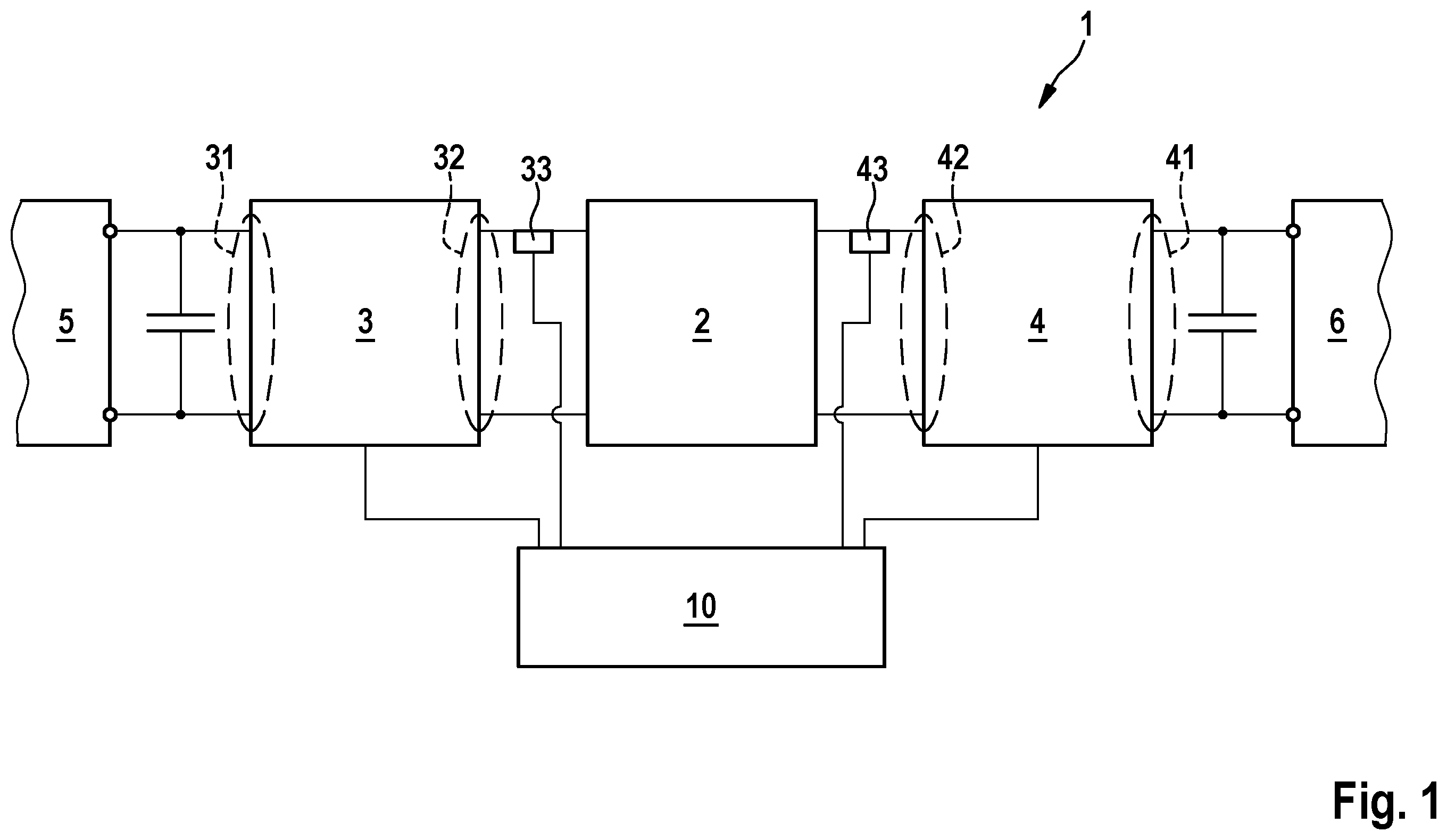 Patent US12445058 — DC/DC converter and a method for operating a DC/DC converter — Figure 1