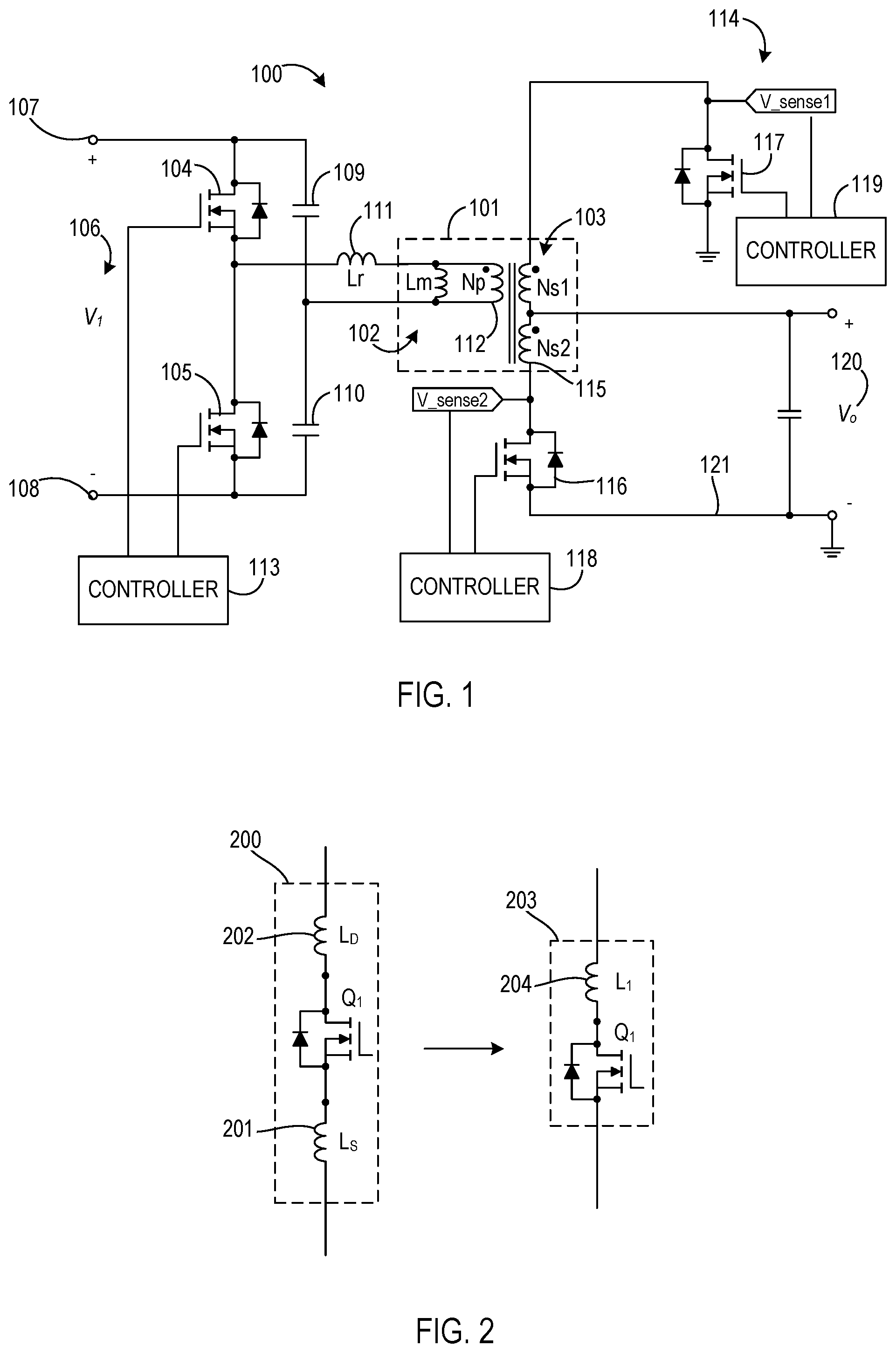 Patent US12445059 — Synchronous switch driver with switched filter — Figure 1